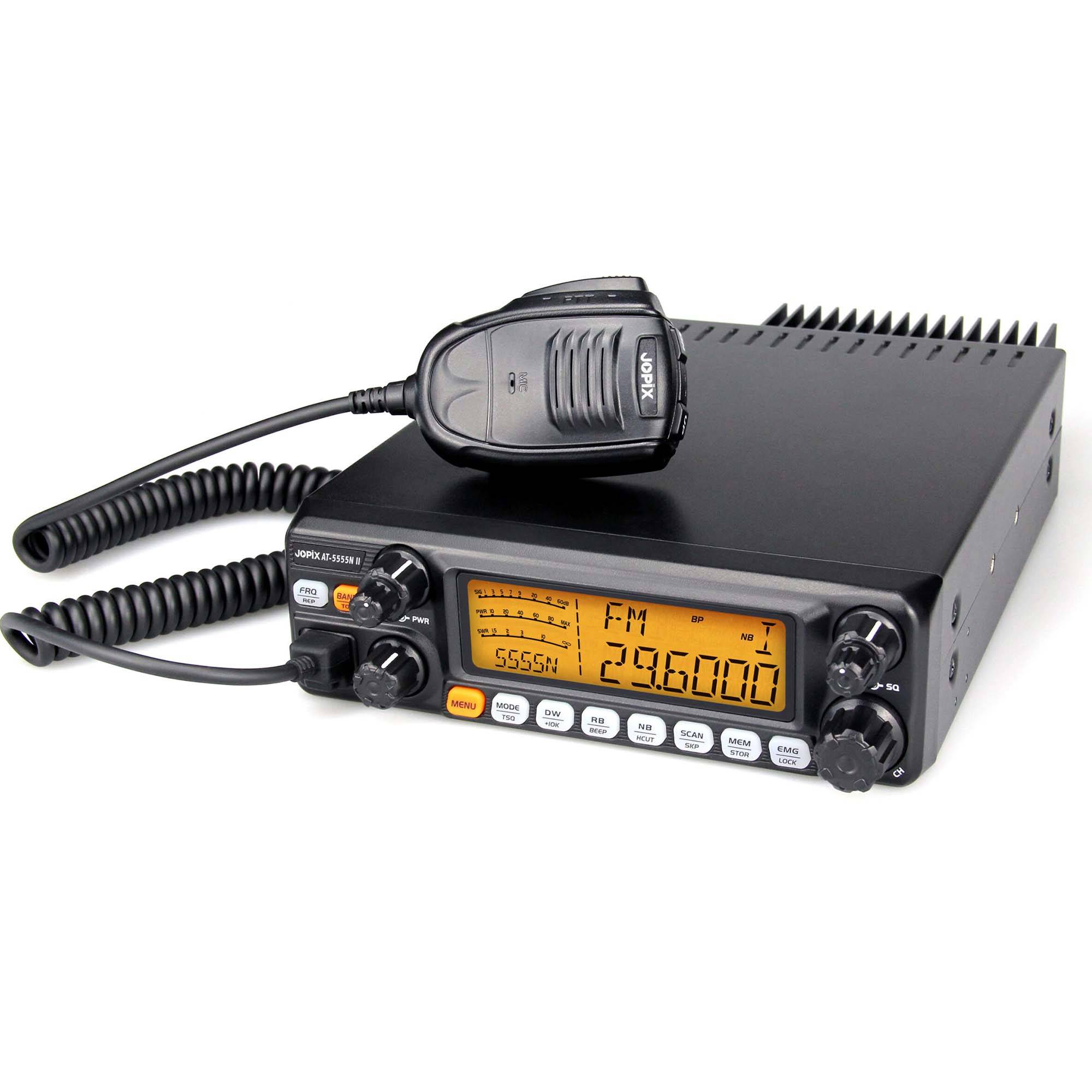 Funkamateurstation PNI Jopix AT-5555N II, AM, FM, SSB 10M CW TRX 28-29,7 MHz, VOX, Roger Beep, 13,8V