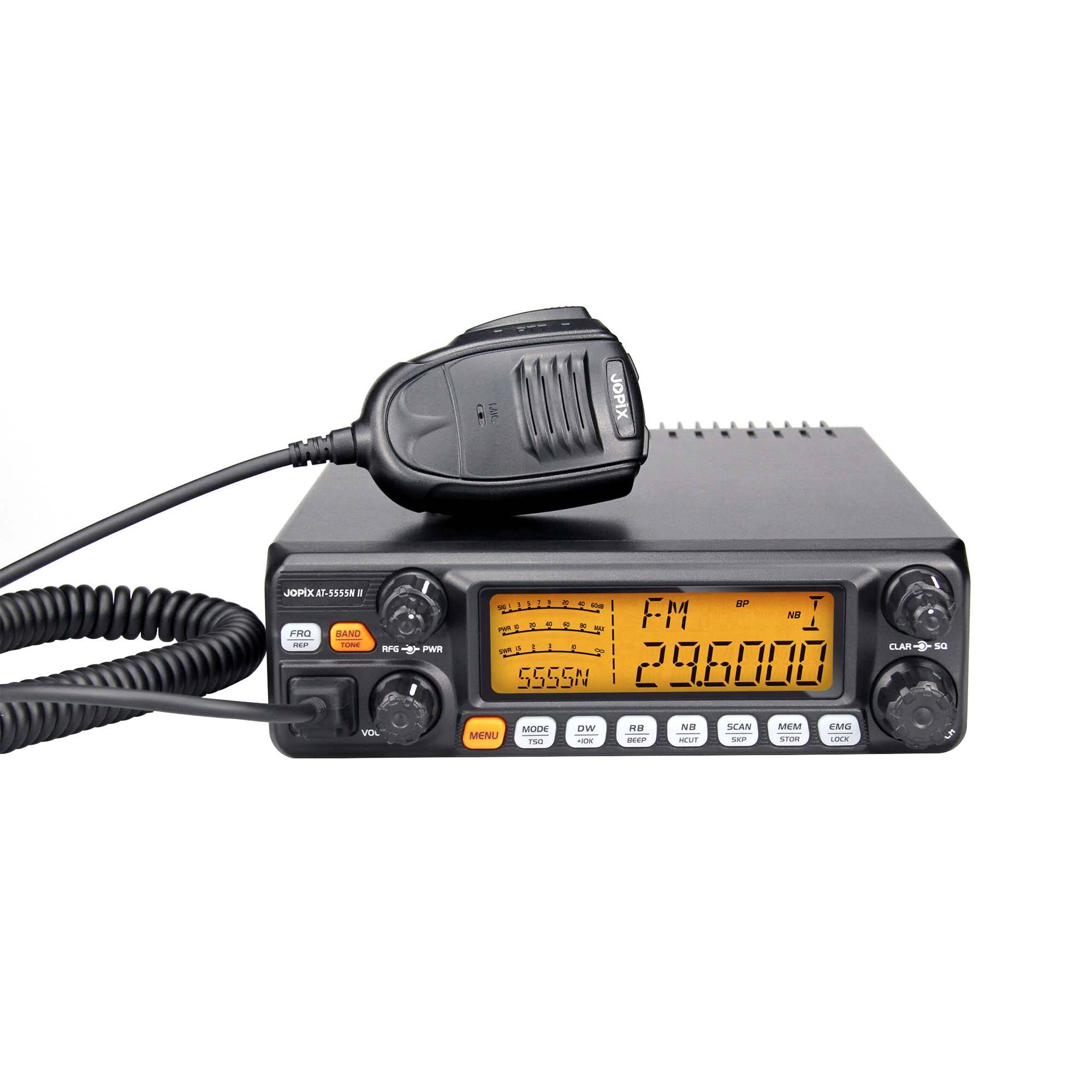 Funkamateurstation PNI Jopix AT-5555N II, AM, FM, SSB 10M CW TRX 28-29,7 MHz, VOX, Roger Beep, 13,8V