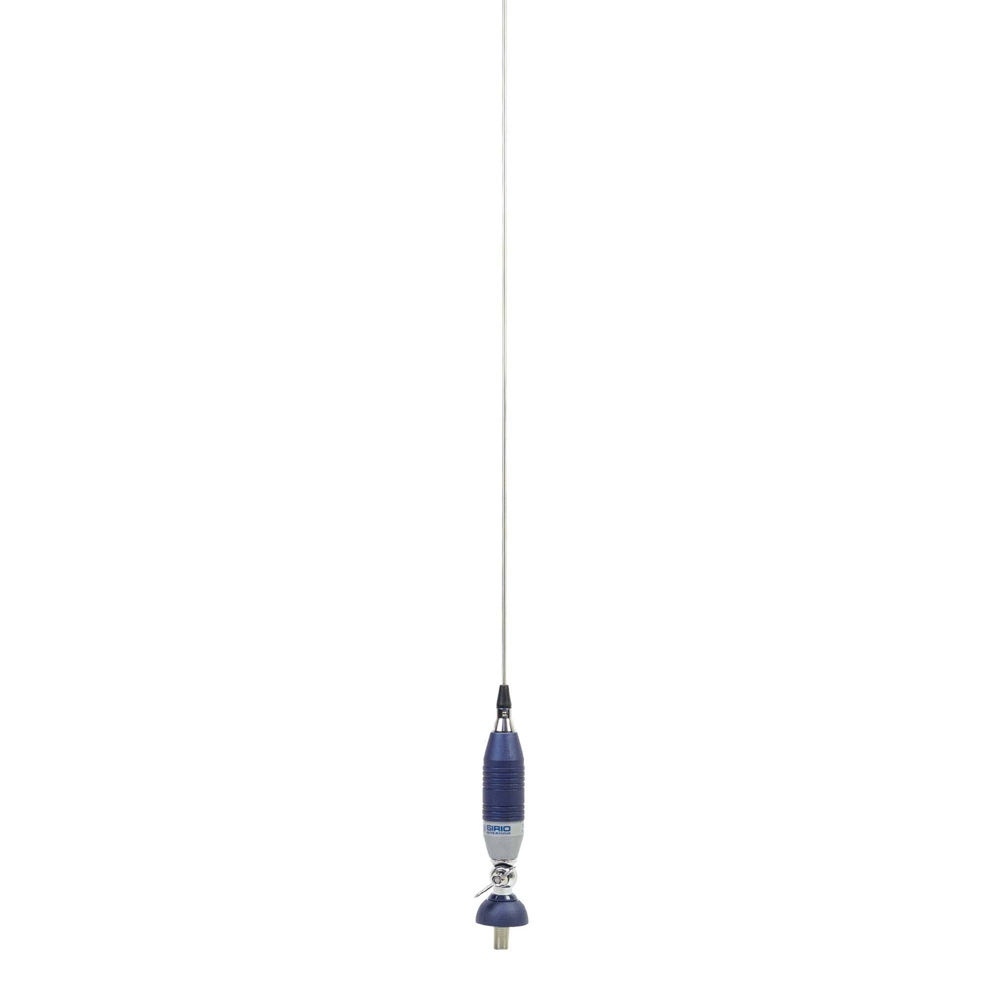 Sirio SUPER 9 CB-Antenne mit Butterfly, Länge 155 cm, 27 - 28,5 MHz, 250 W, Halterung, 4 m RG58-Kabel und PL259-Stecker im Lieferumfang enthalten
