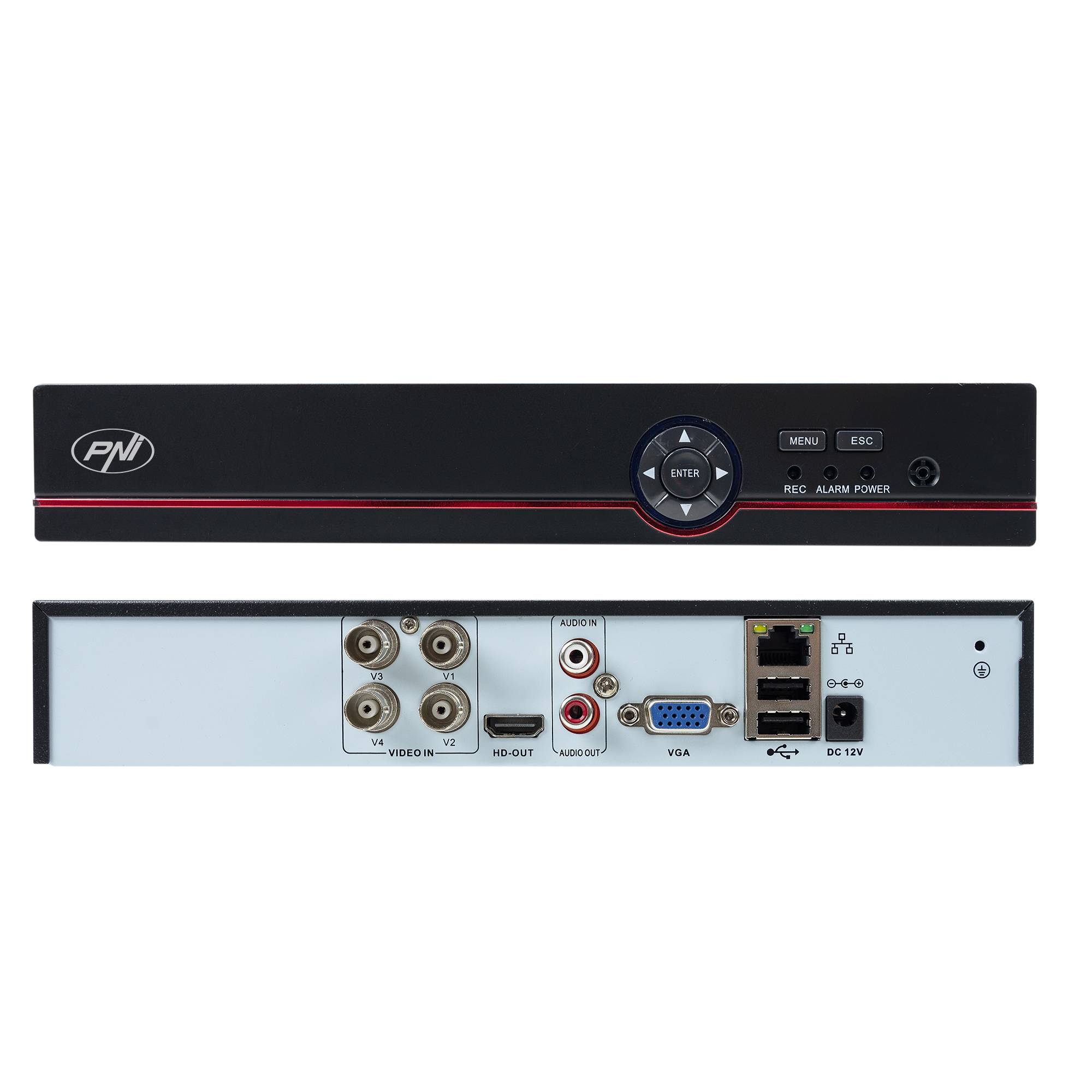 AHD PNI House PTZ1500 5MP Videoüberwachungskit - DVR und 4 Außenkameras