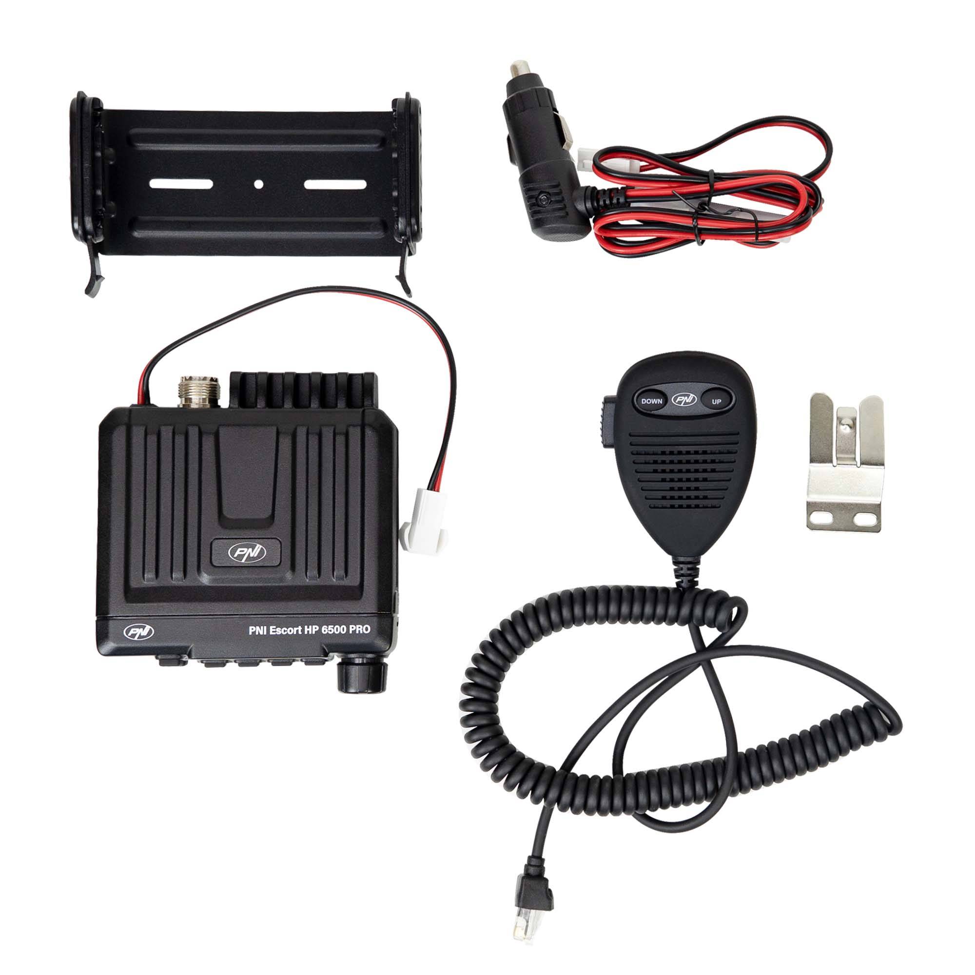 Paket CB-Funkstation PNI Escort HP 6500 Pro ASQ + CB-Antenne PNI ML100