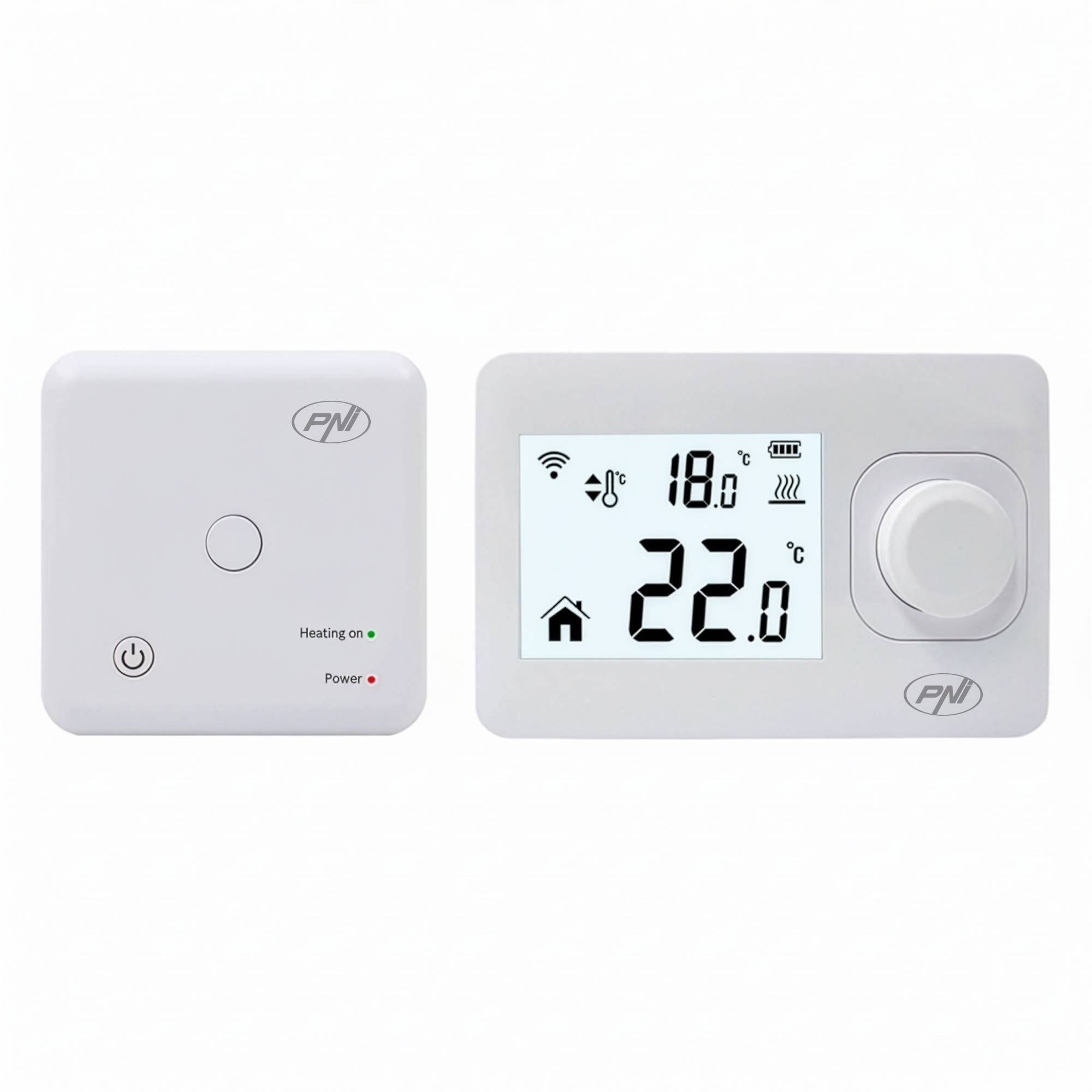 PNI CT22 Wireless Thermostat für Kessel, beleuchtete Anzeige, nicht programmierbar
