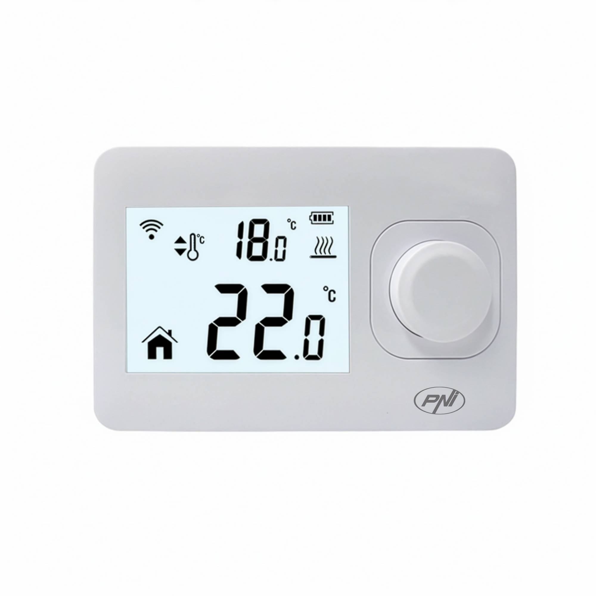 PNI CT22 Wireless Thermostat für Kessel, beleuchtete Anzeige, nicht programmierbar