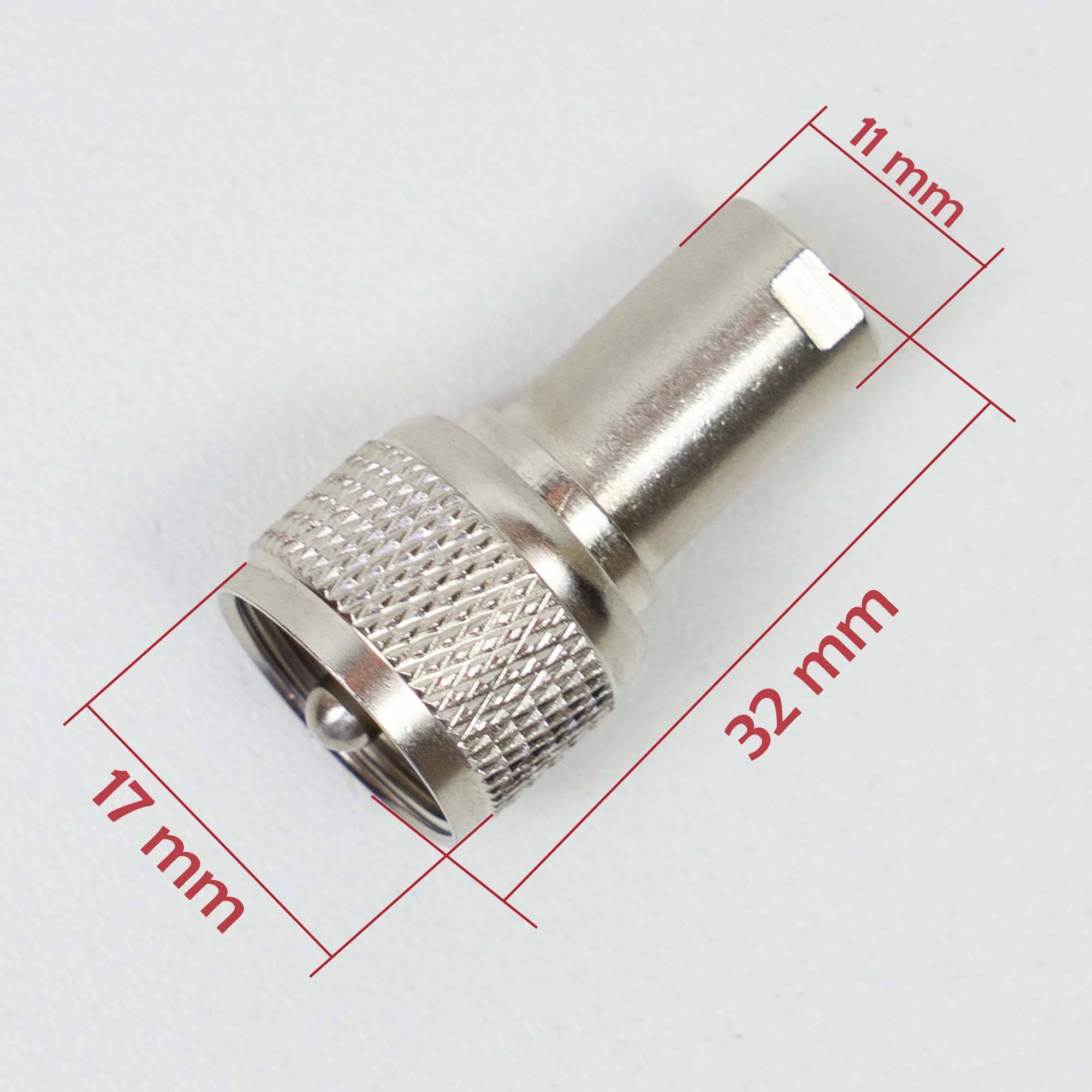 PNI-Stecker PL259 Stecker auf FME-Stecker
