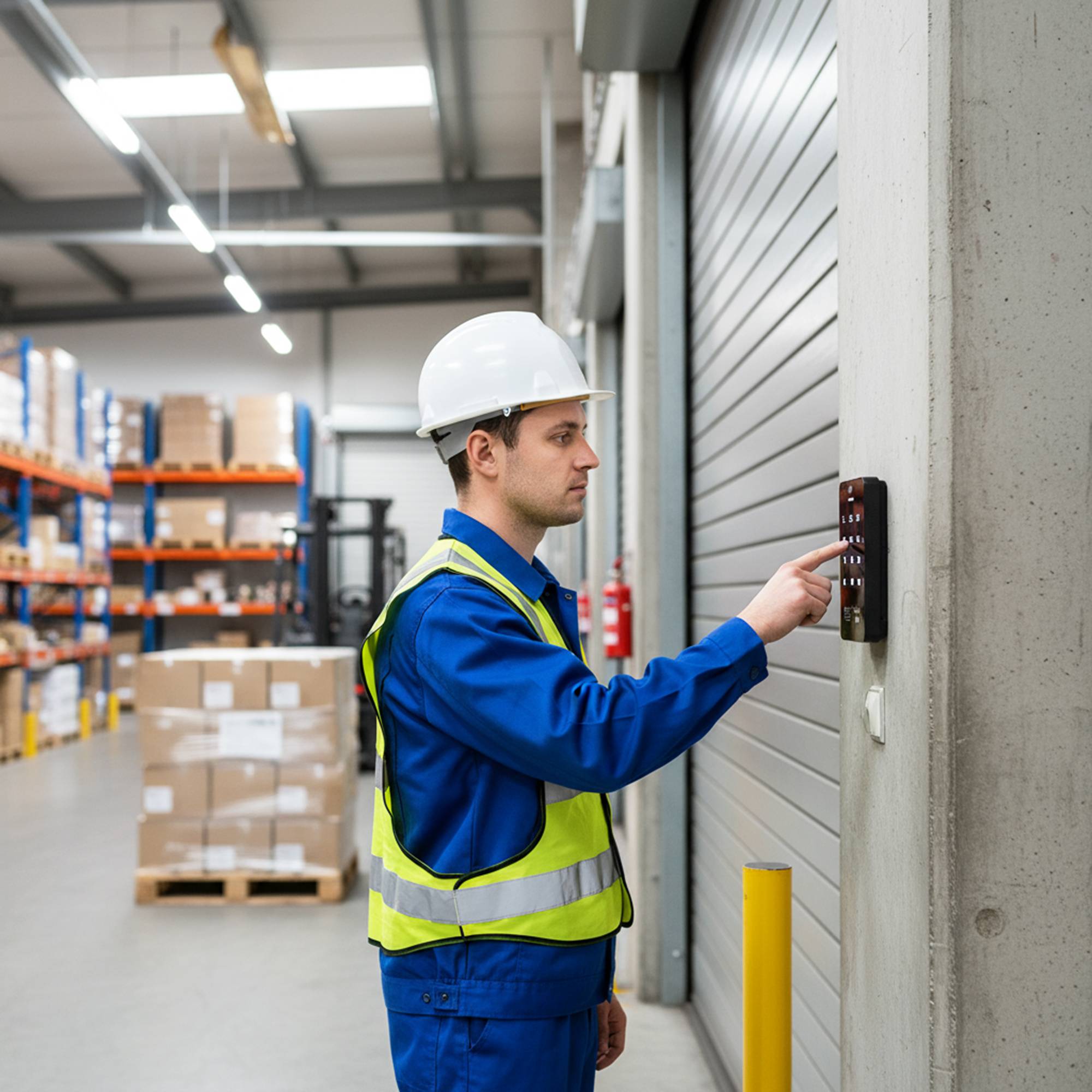 Stand-alone-Zugangskontrolltastatur PNI DK150, Entriegelung mit PIN, RFID-Karte, IP65, schwarz
