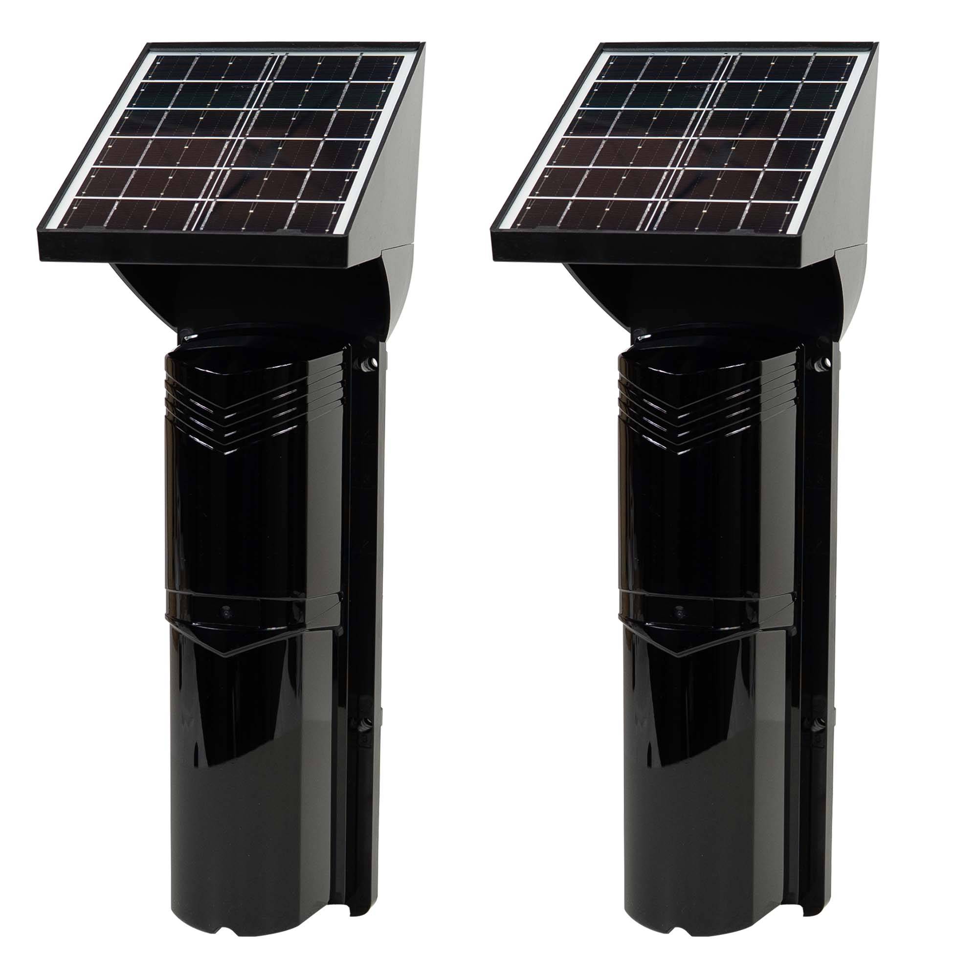 PNI BP200S IR-Perimeterbarriere bis zu 200 m, 3 Strahlen, solarbetrieben, 4000 mAh, drahtlose Verbindung, schwarz