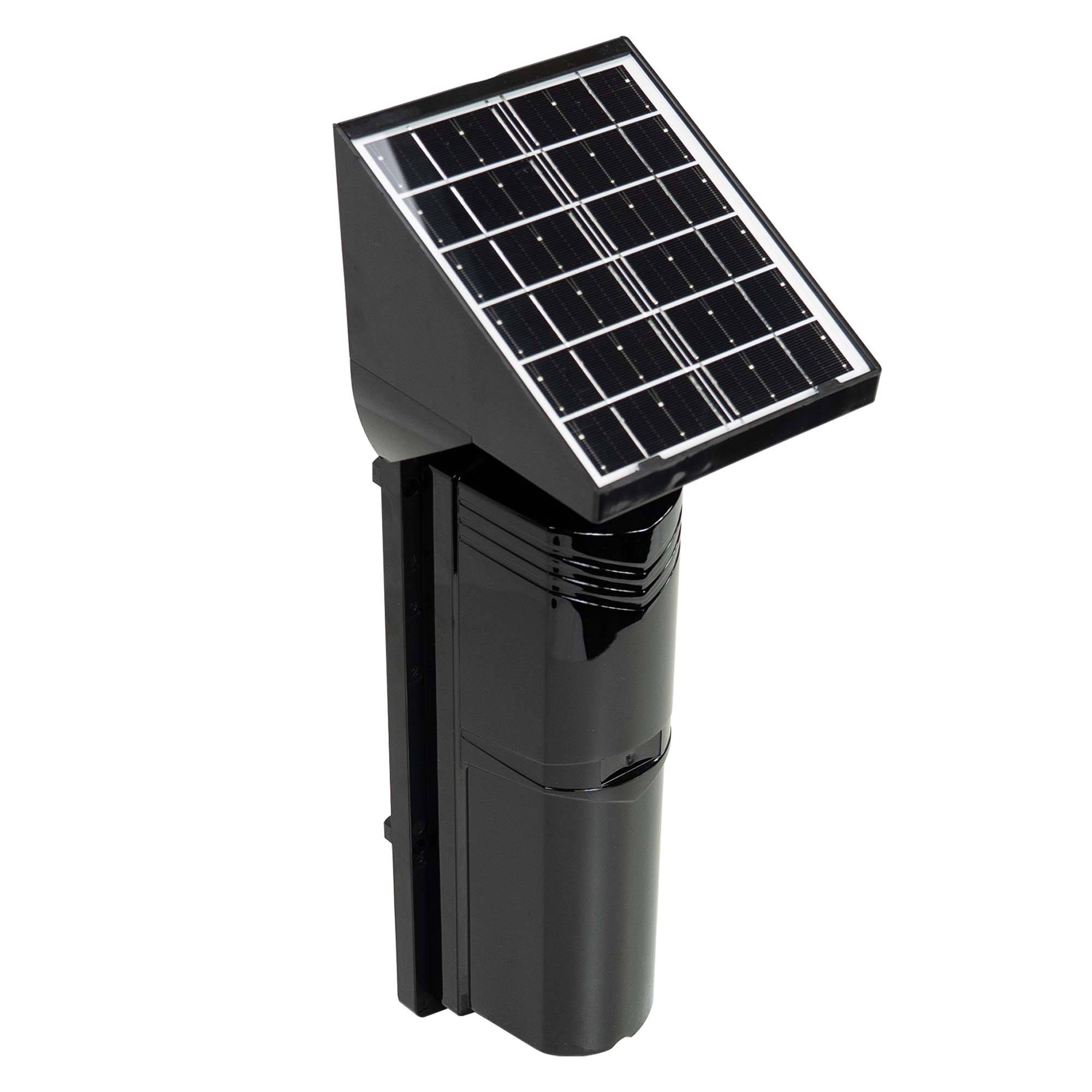 PNI BP200S IR-Perimeterbarriere bis zu 200 m, 3 Strahlen, solarbetrieben, 4000 mAh, drahtlose Verbindung, schwarz