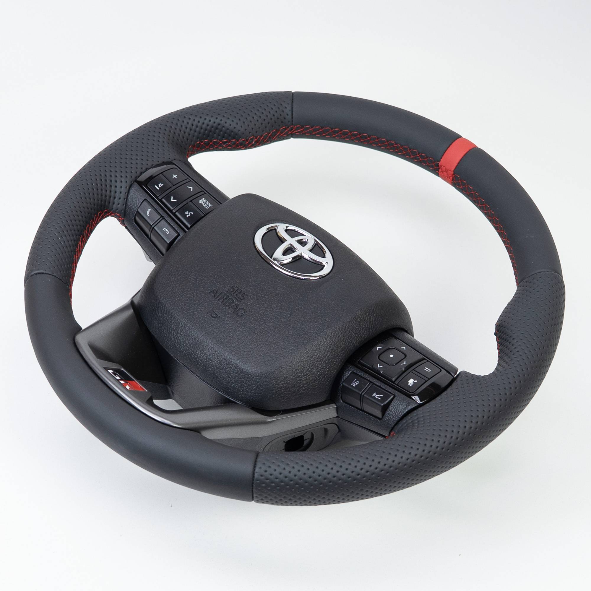 Lederlenkrad mit Heizung, Airbag und Spirale für Toyota Hilux GR
