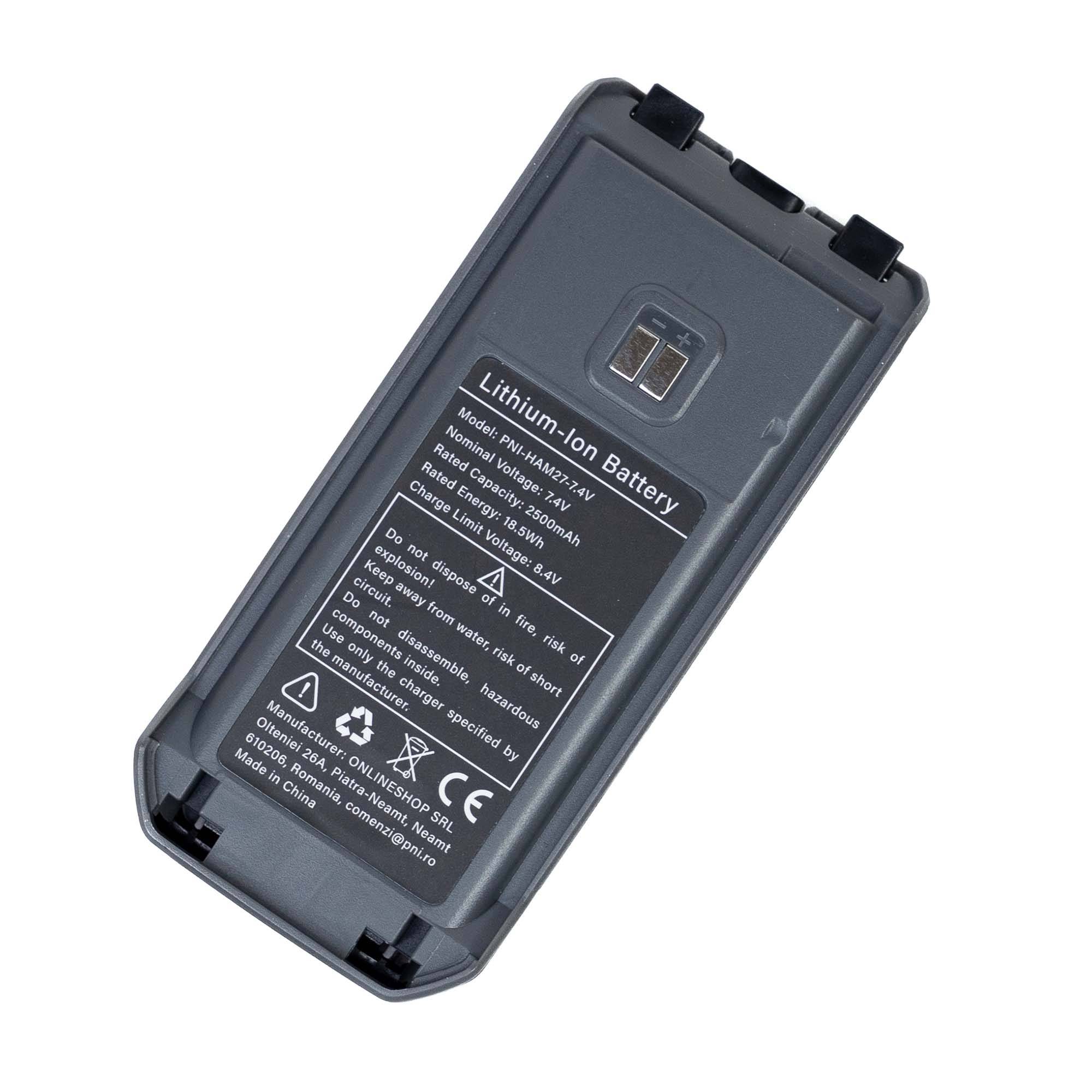 Akku PNI PB-HAM27 Li-Ion 2500 mAh für PNI HAM27 Station