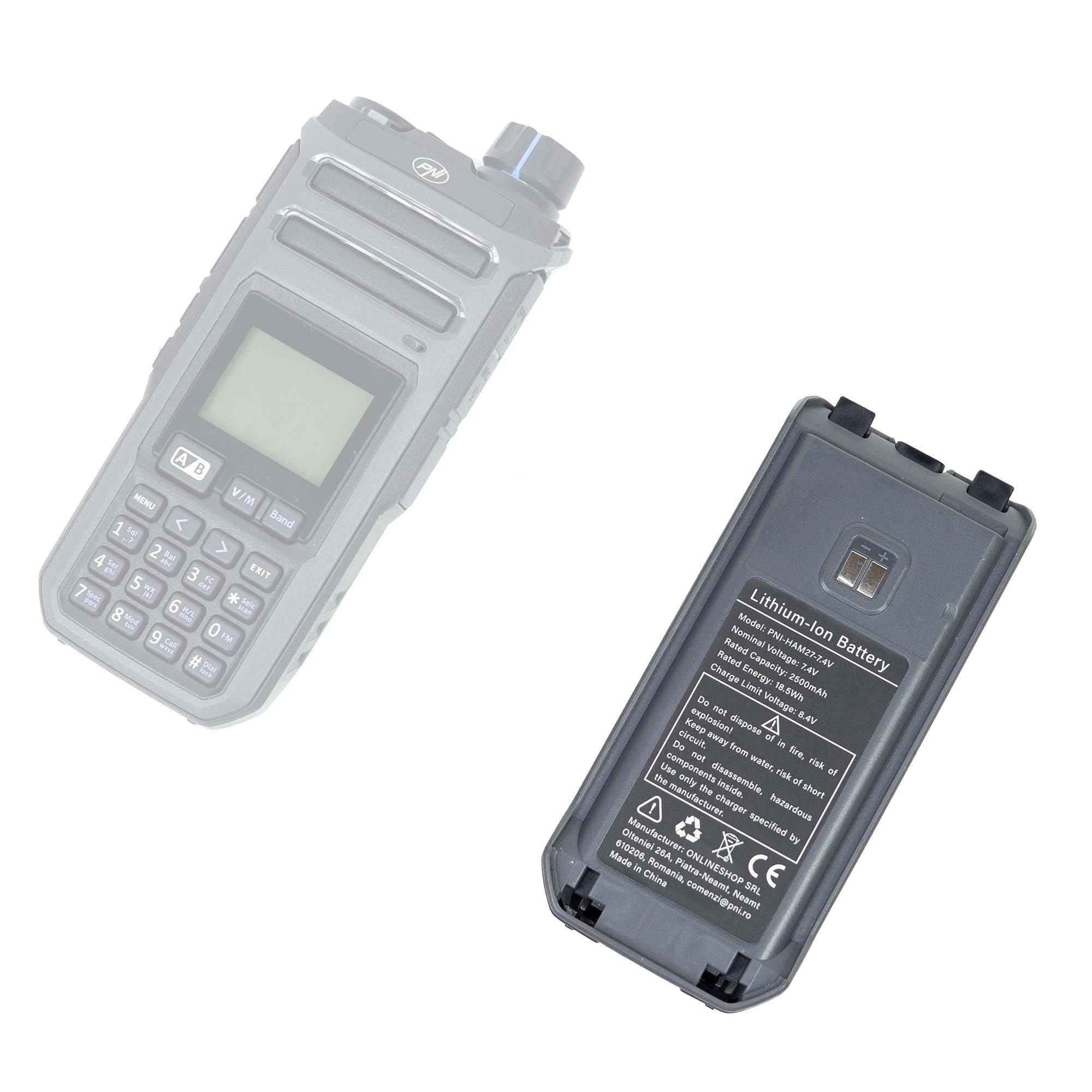Akku PNI PB-HAM27 Li-Ion 2500 mAh für PNI HAM27 Station