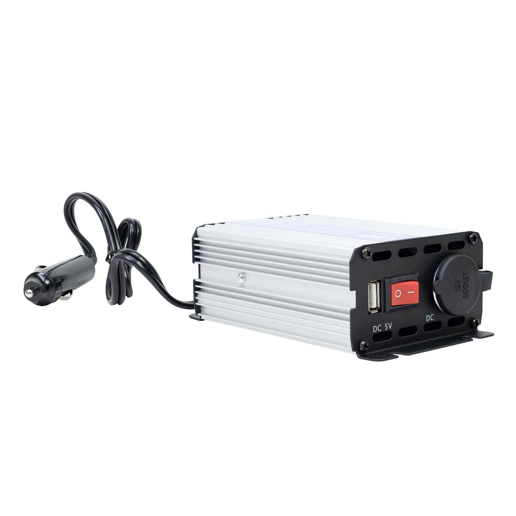 PNI CN15 Spannungswandler 180W, 24V-12V, 15A, USB 2.0, Ausgang Kurzschlussschutz