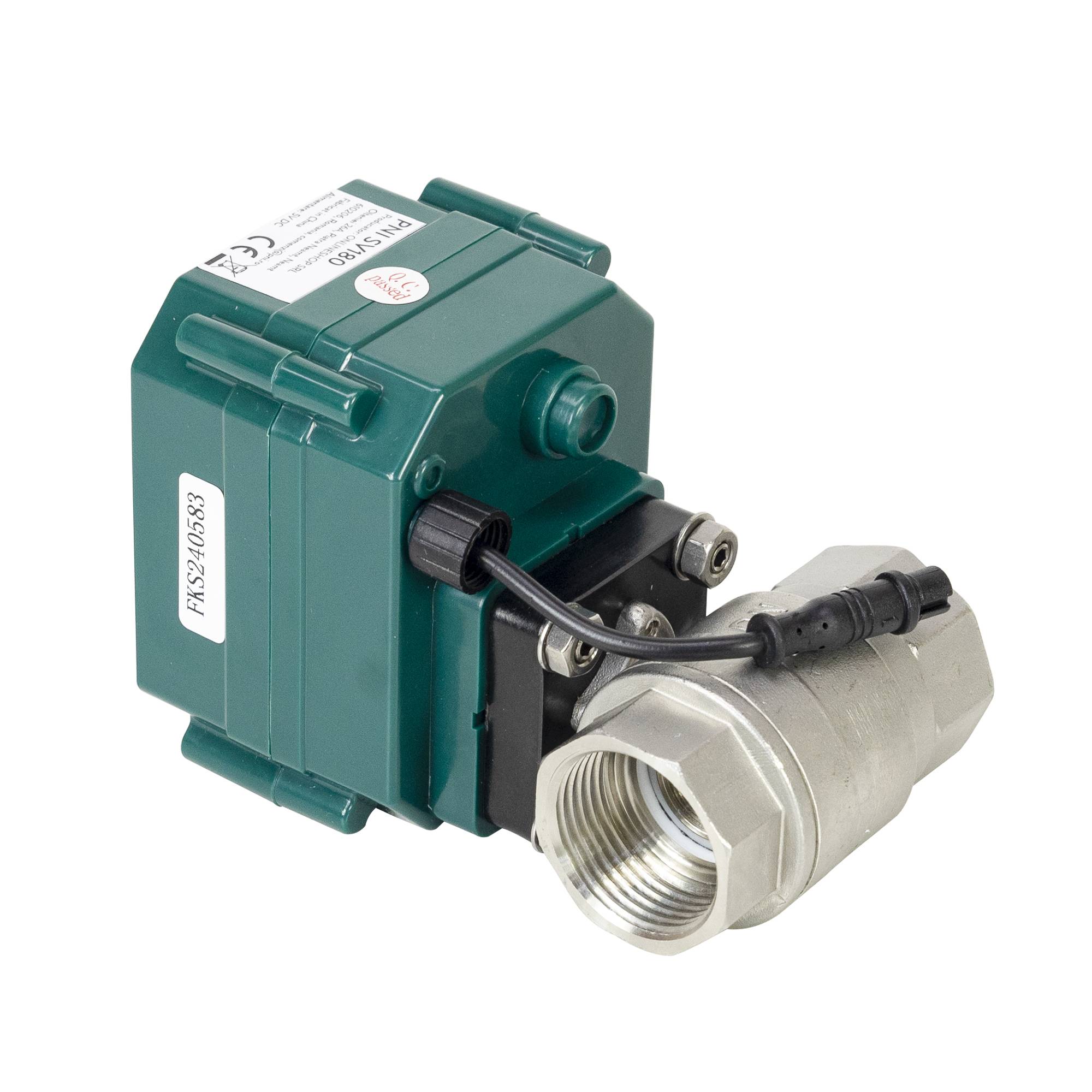 Anti-Hochwasser-Kit PNI SV180 intelligentes Wasserventil Wi-Fi-Konnektivität + PNI Safe House HS530 intelligenter Hochwassermelder