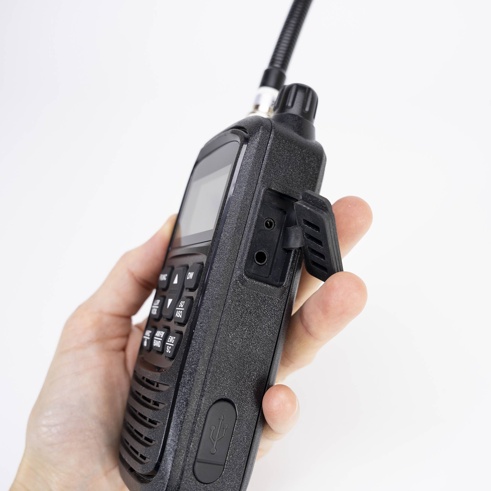 Kit Tragbarer CB-Radiosender PNI Escort HP 82, Multistandard, 4 W, 12 V, AM-FM mit CB-Antenne PNI ML70 mit Magnet