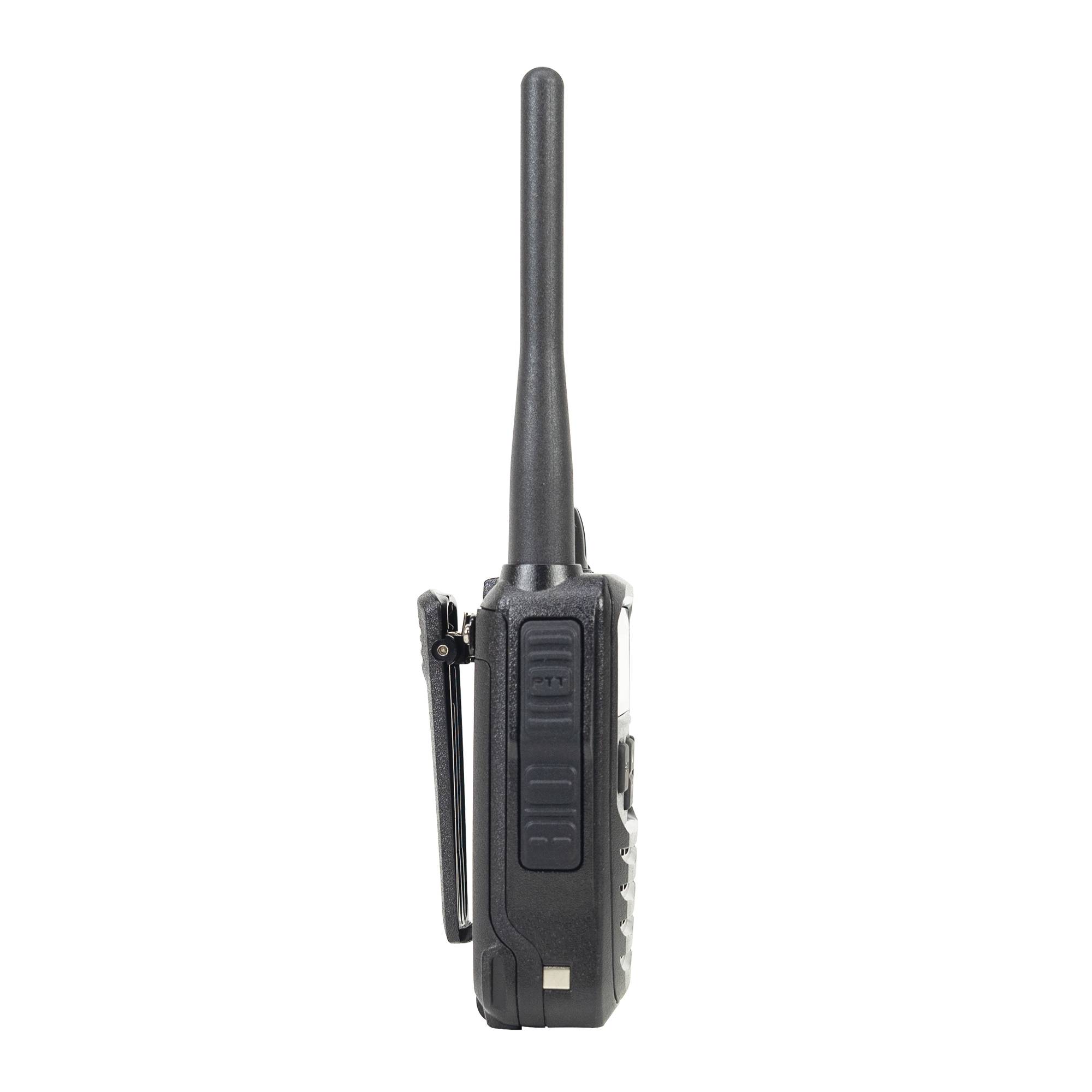 Kit mit 4 tragbaren Radiosendern PNI DMR R45, digital und analog, 446 MHz, 16 digitale Kanäle und 99 analoge Kanäle, Sprachaufzeichnungsfunktion, Li