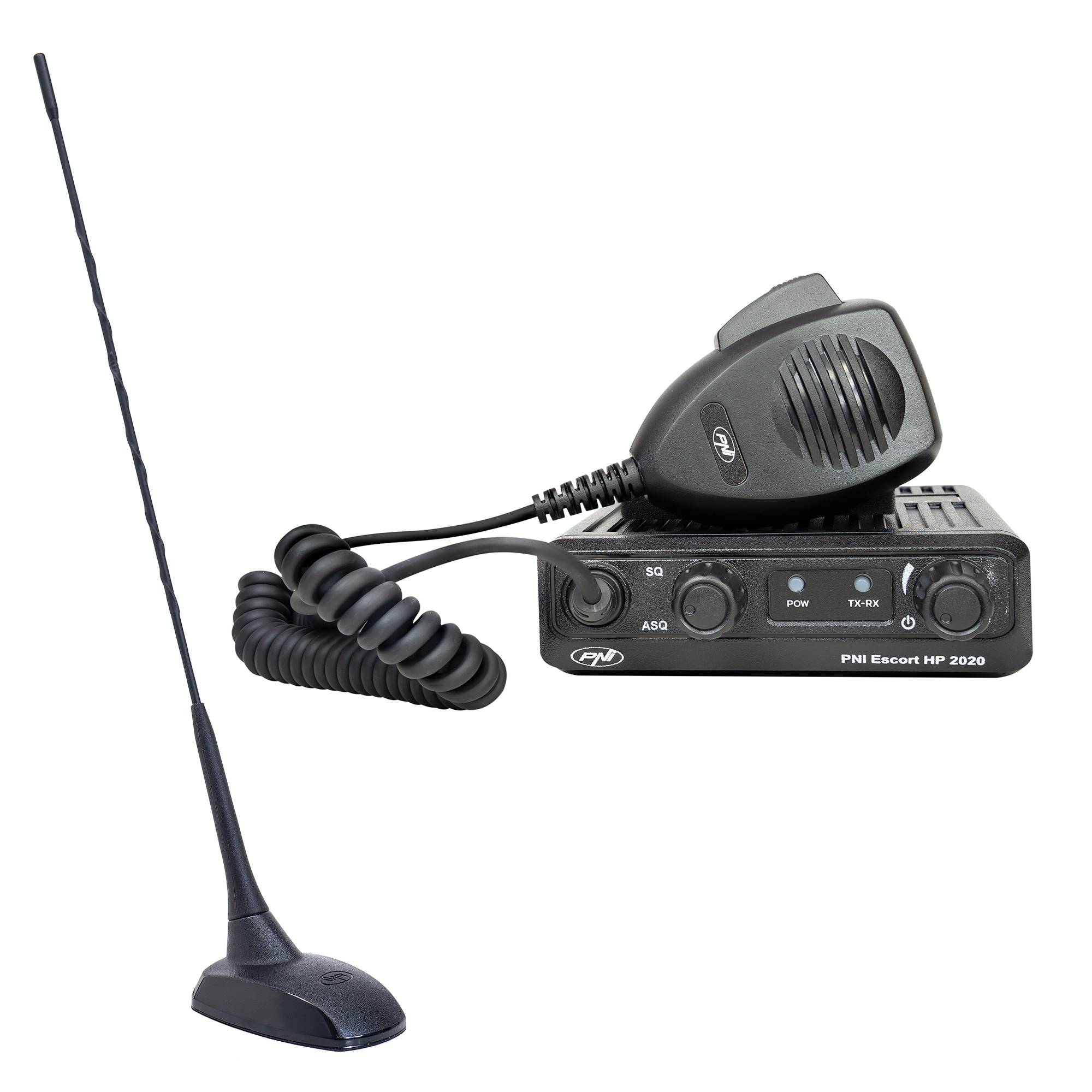 Kit Radiosender CB PNI Escort HP 2020 Einzelkanal 22 mit Antenne CB PNI Extra 48