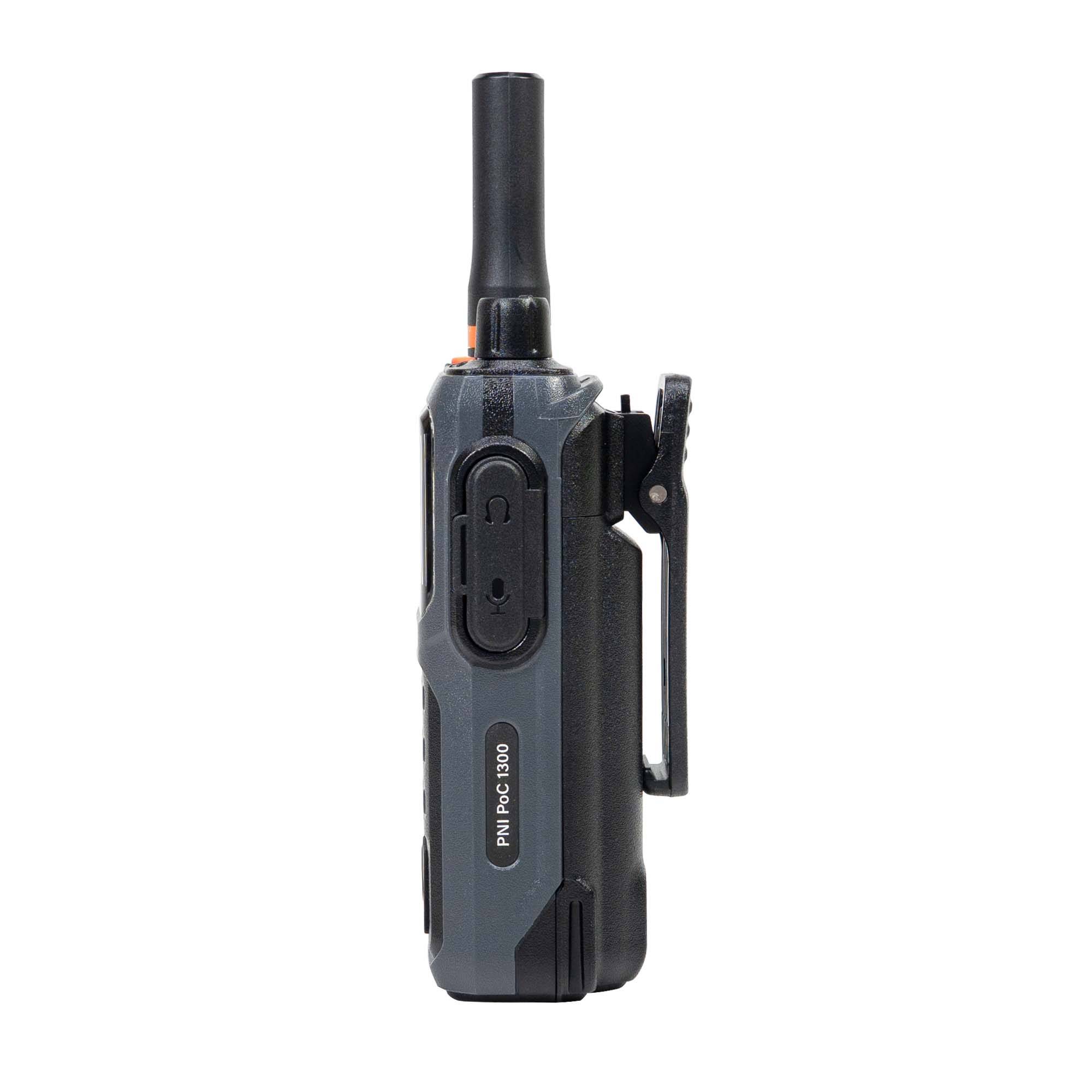 Tragbarer Radiosender PNI PoC 1300 GSM 4G LTE, Linux-Betriebssystem, 1,77-Zoll-Farbbildschirm, 4400 mAh Li-Ion-Akku