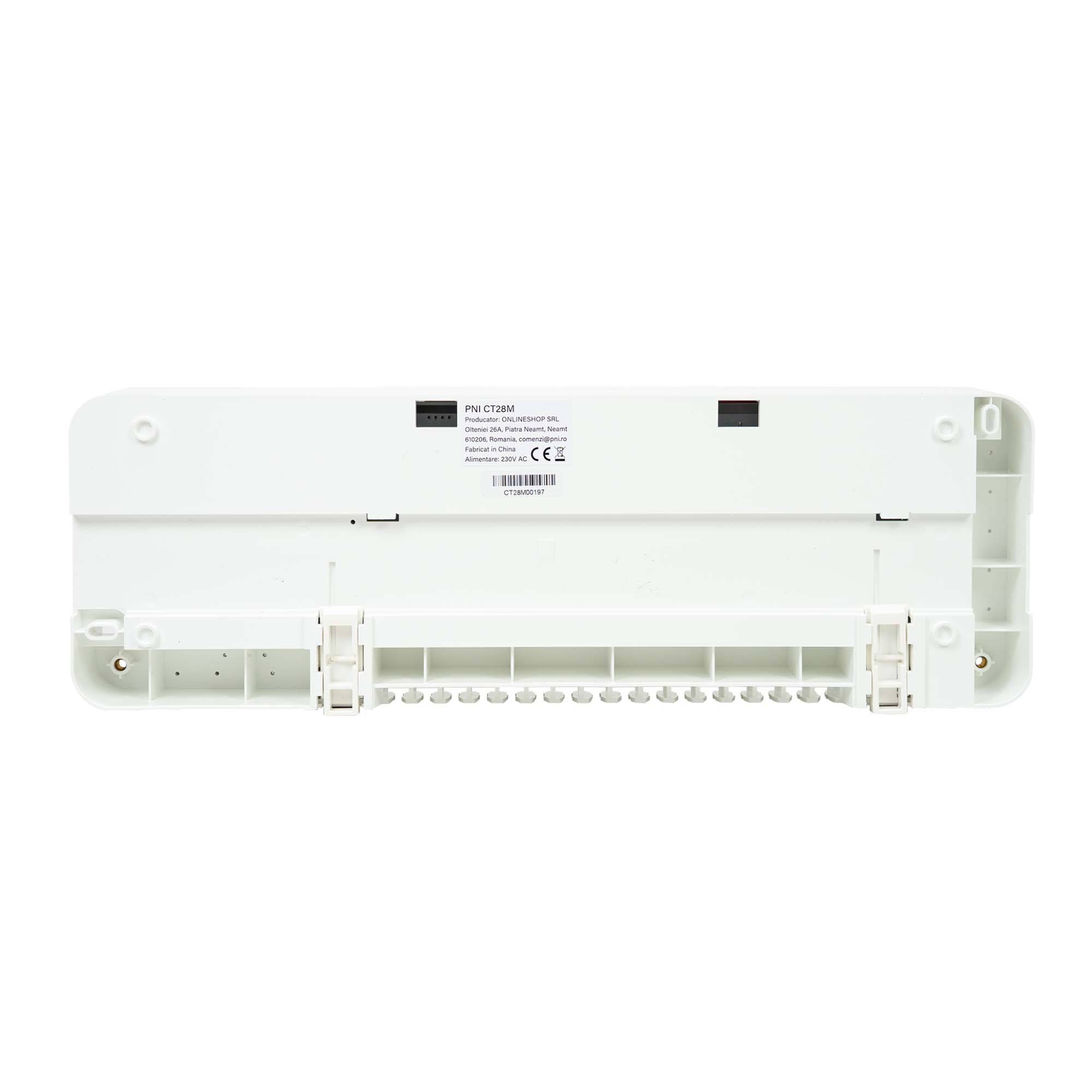 PNI CT28 Pro 8 Wi-Fi-Automatisierungskit für Fußbodenheizung, mobile Tuya Smart-Anwendung, 8 Steuergeräte und Internet-Hub inklusive