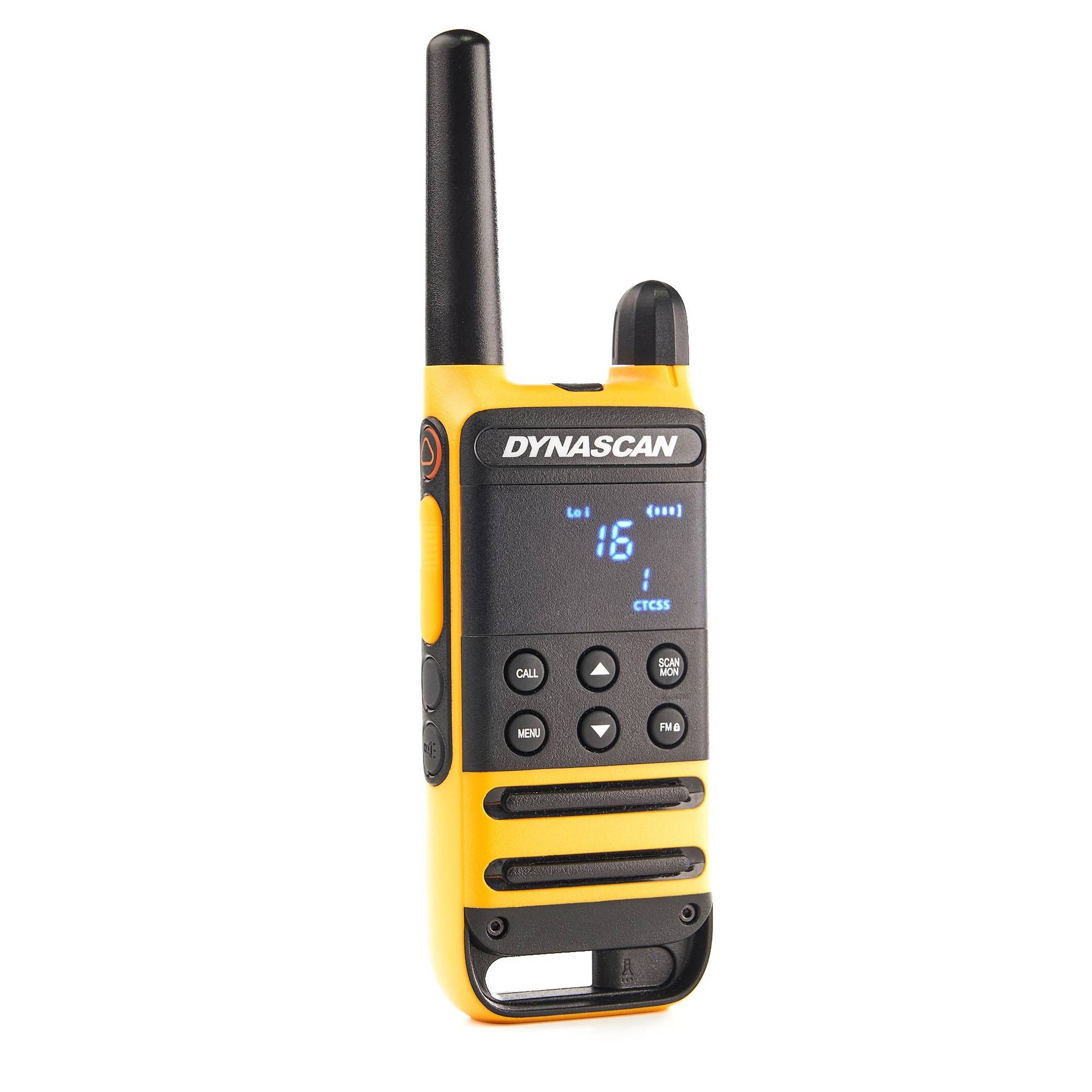PMR PNI Dynascan P19 tragbarer Radiosender, 446 MHz, 0,5 W, 16 Kanäle, IP54, 2er-Set