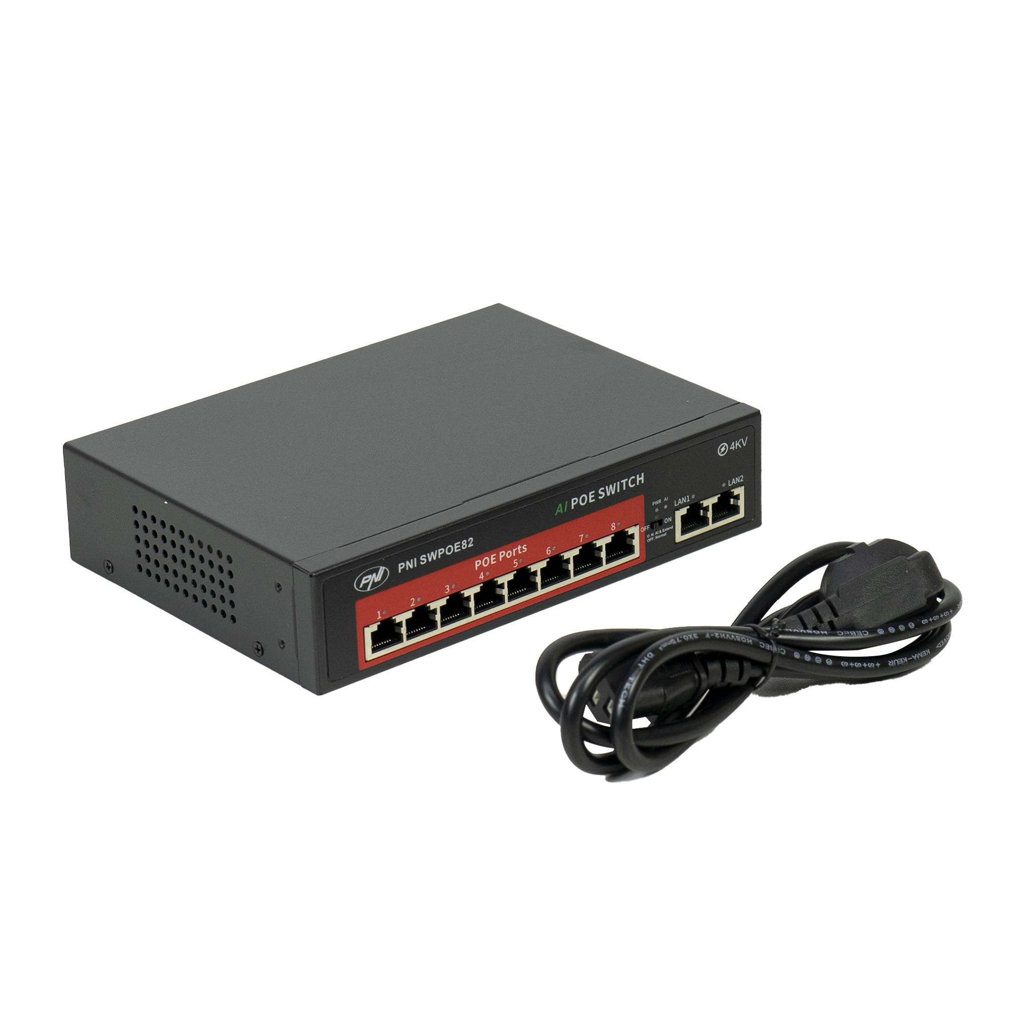 NVR PNI Haus IP716, 16 Kanal IP 4K, H.265, ONVIF