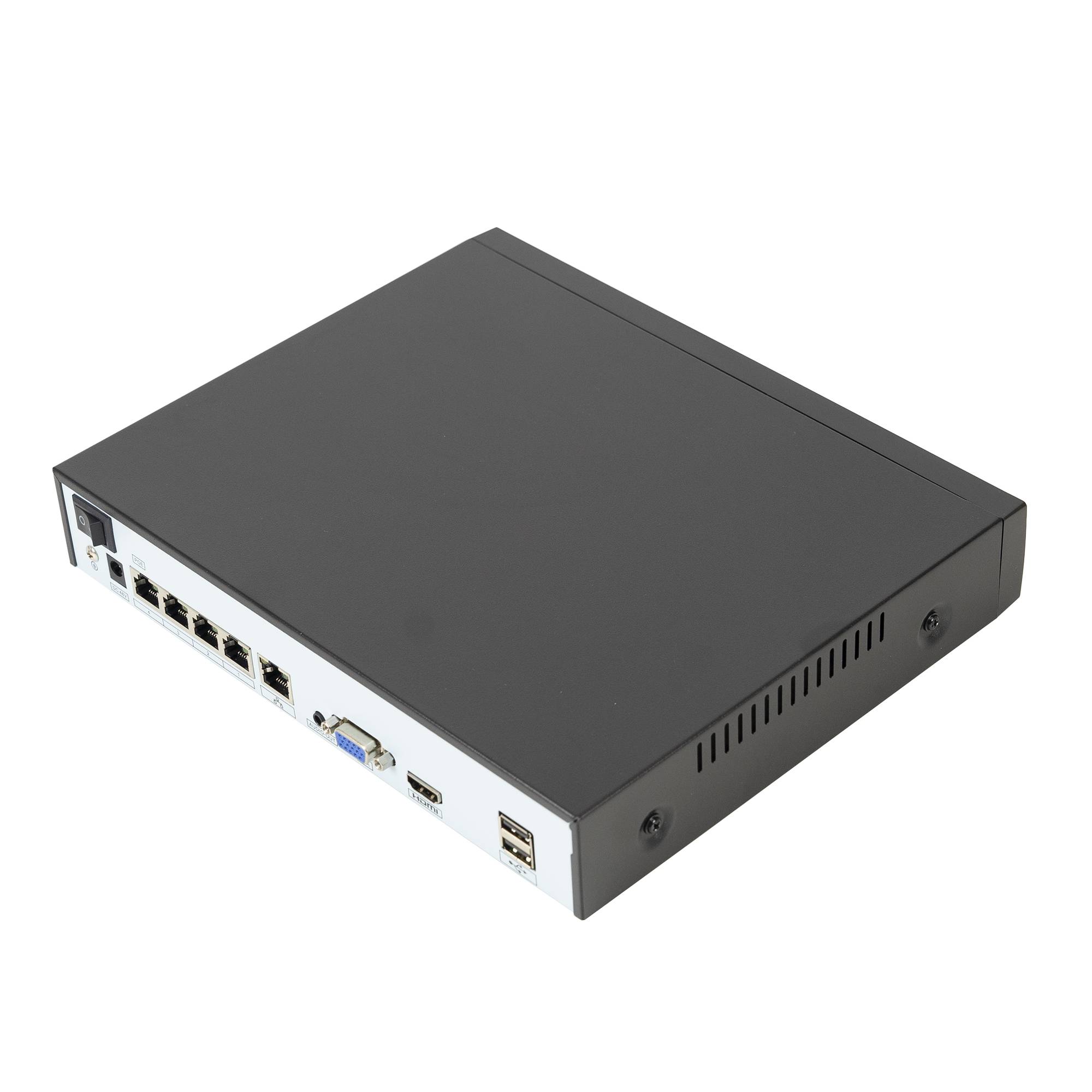 NVR POE PNI House IP710J, 10 Kanäle 4K 8MP, 4 Kanäle POE und 6 Kanäle IP mit Schalter PNI POE oder normales H.265