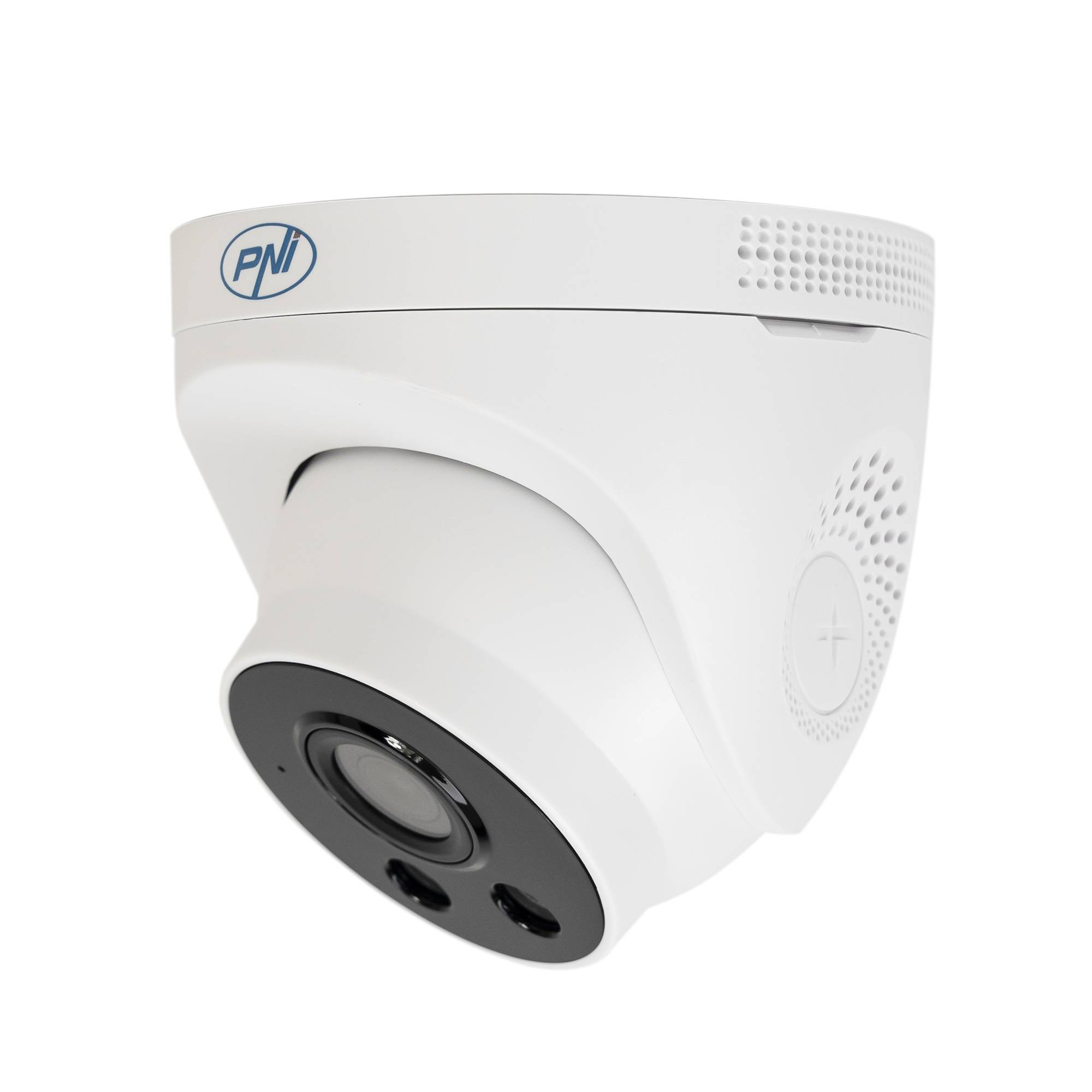 Videoüberwachungskamera PNI IP505J POE, 5MP, Kuppel, 2,8 mm, für den Außenbereich, weiß