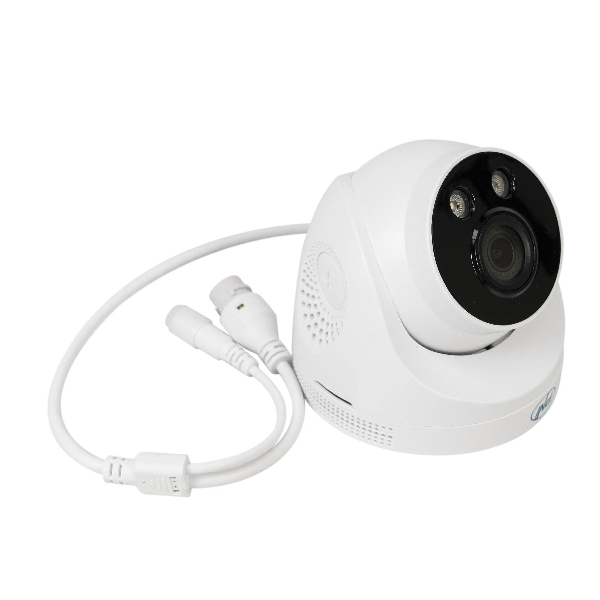 Videoüberwachungskamera PNI IP505J POE, 5MP, Kuppel, 2,8 mm, für den Außenbereich, weiß