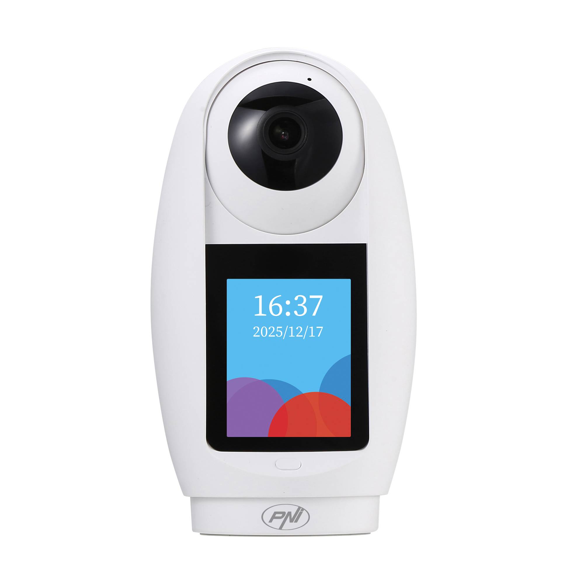 PNI IP733 3MP Videoüberwachungskamera, Zwei-Wege-Audio und Video, mit Bluetooth-Ruftaste, Bildschirm, Babyphone-Funktion