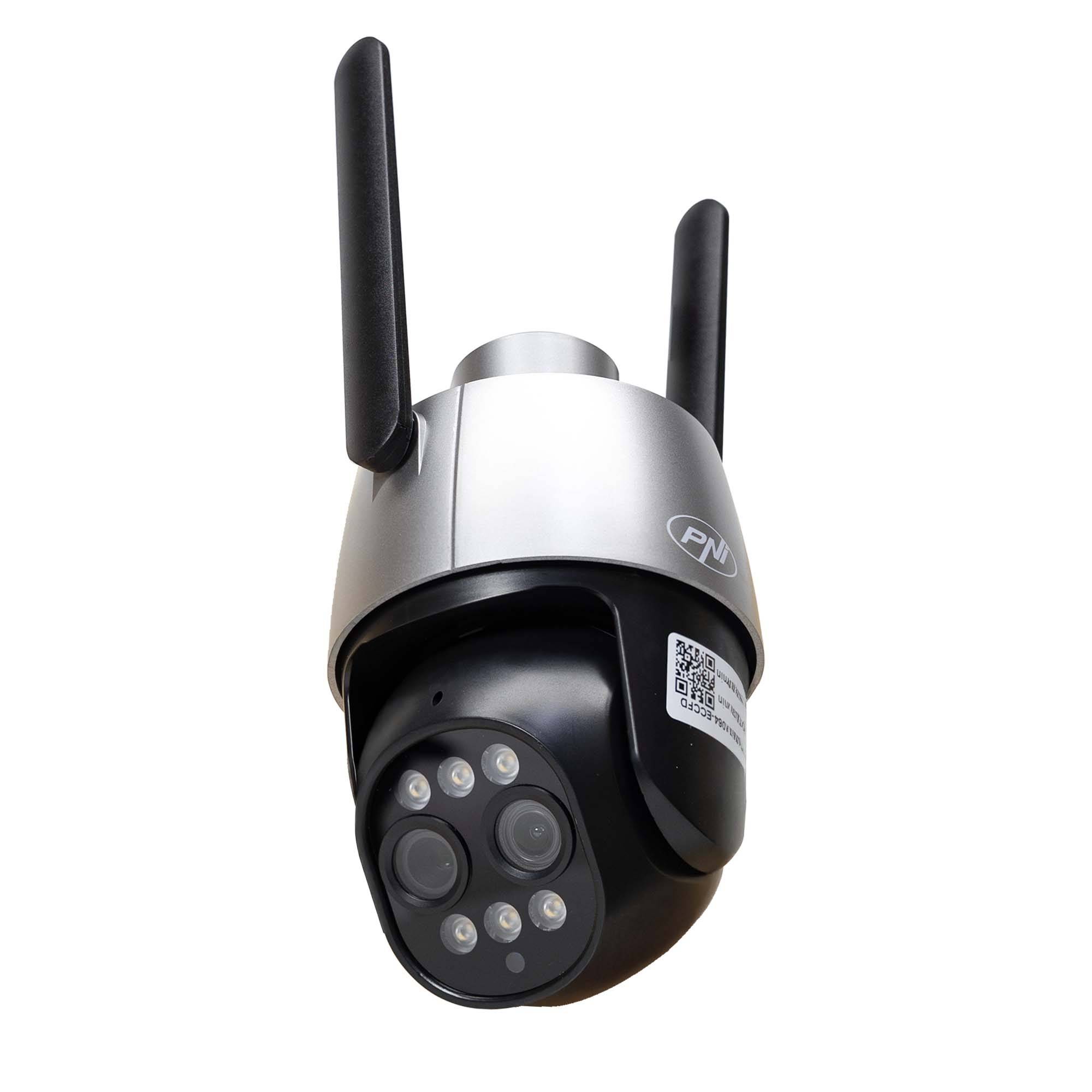 PNI House IP574 Videoüberwachungskamera mit WLAN, PTZ, Doppelobjektiv 4MP + 4MP, 10-fach optischem Zoom, IP65