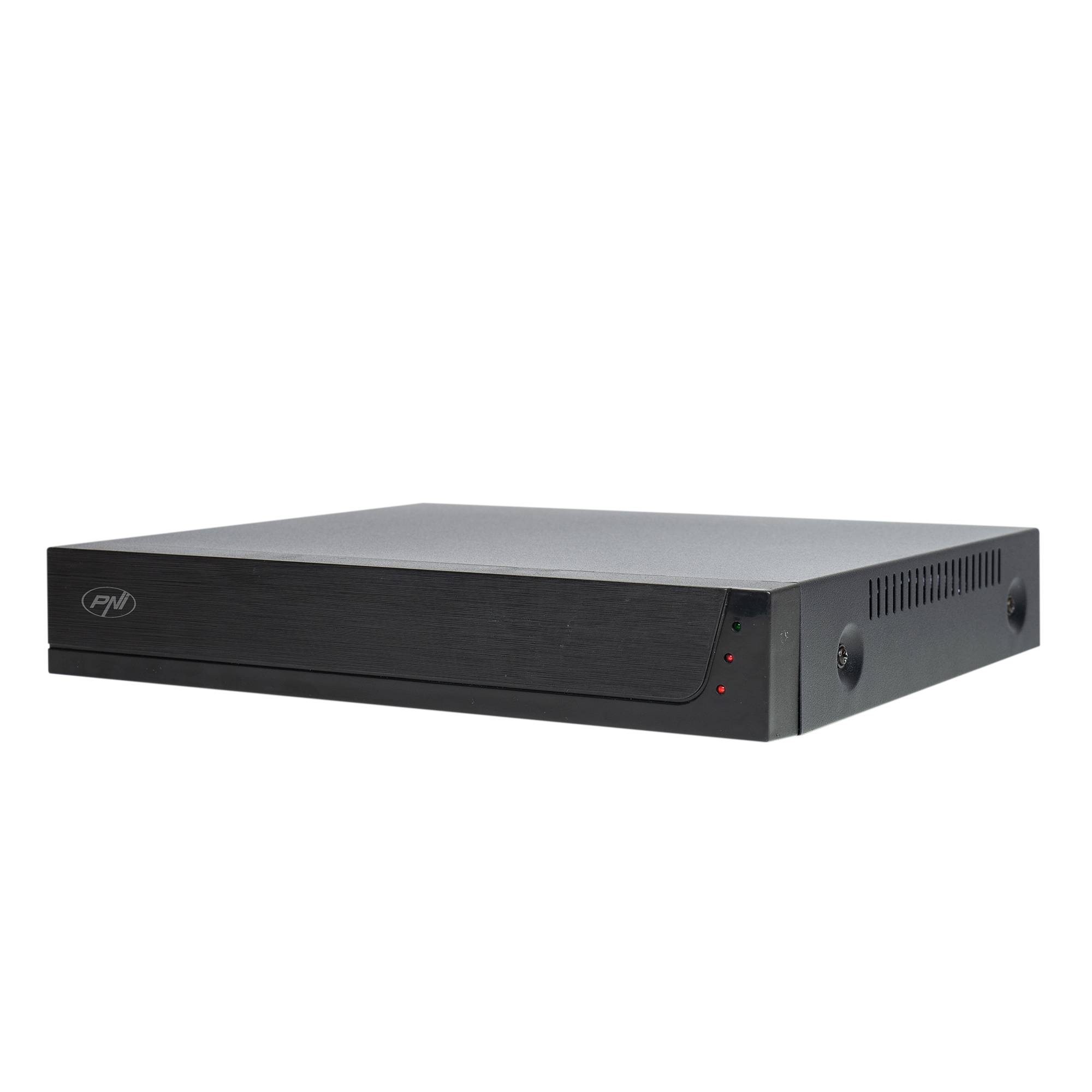 PNI House IPMAX POE 3 Videoüberwachungskit, NVR mit 4 POE-Ports, ONVIF und 4 Kameras mit IP 3MP, Outdoor, Power over Ethernet, Chiperkennung