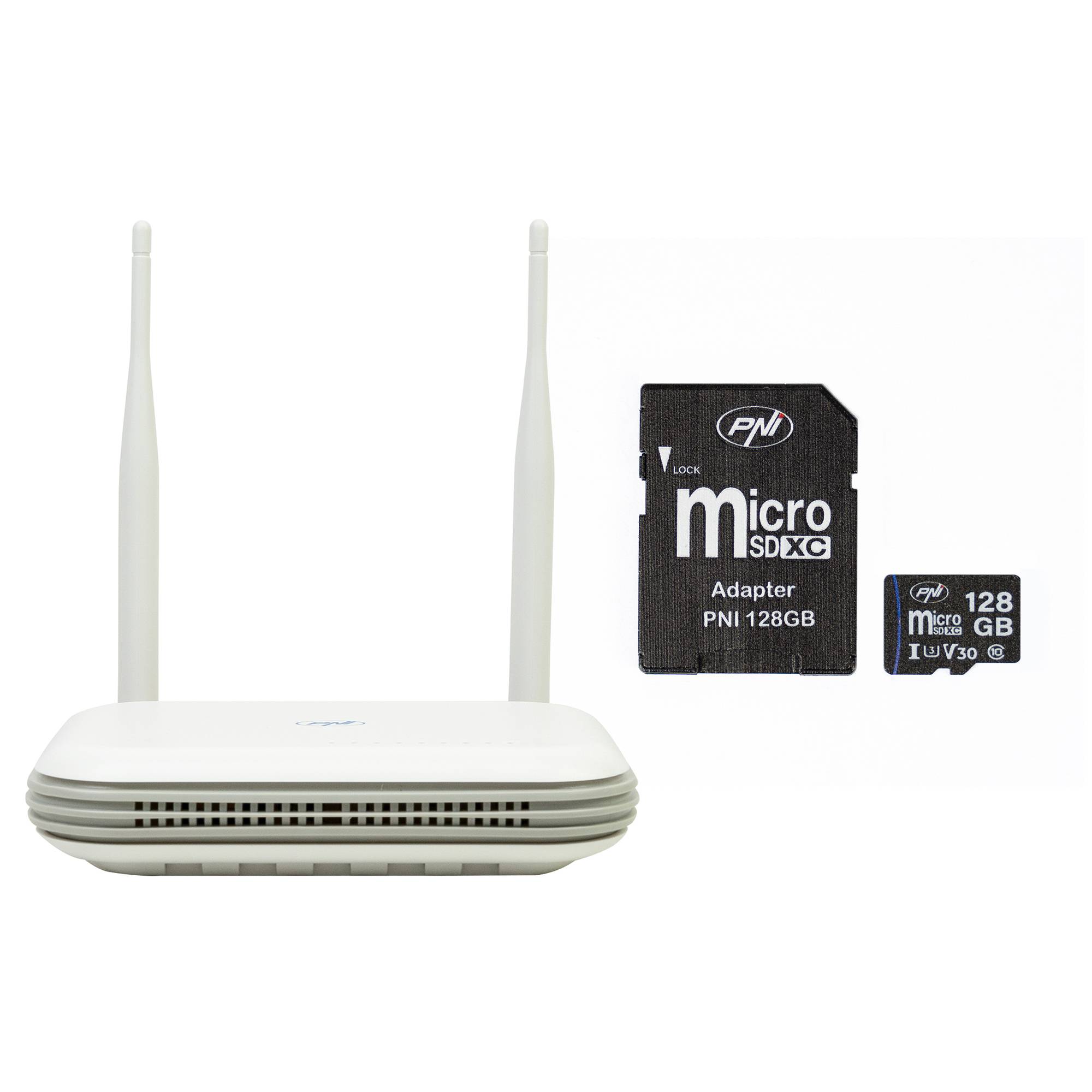 Drahtloser NVR PNI House WIFI800 8 Kanäle 5 MP oder 4 Kanäle 4K 8 MP Sprachansage