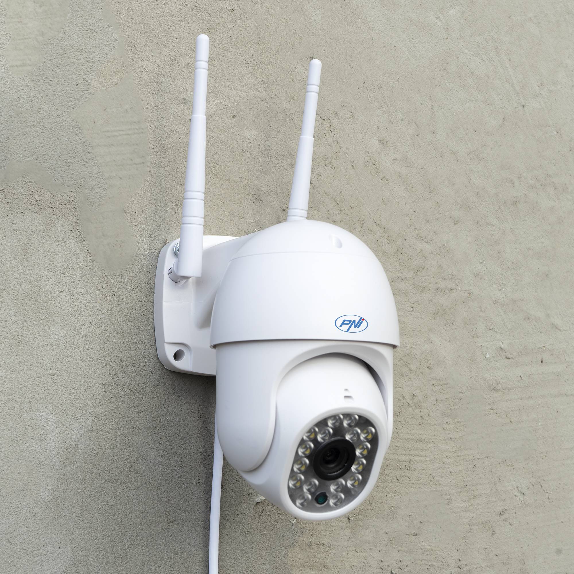 PNI IP440 WiFi PTZ kabellose Videoüberwachungskamera, 4 MP, Digitalzoom, Micro-SD-Steckplatz, eigenständig, Bewegungserkennungsalarm, Bewegungsverfo