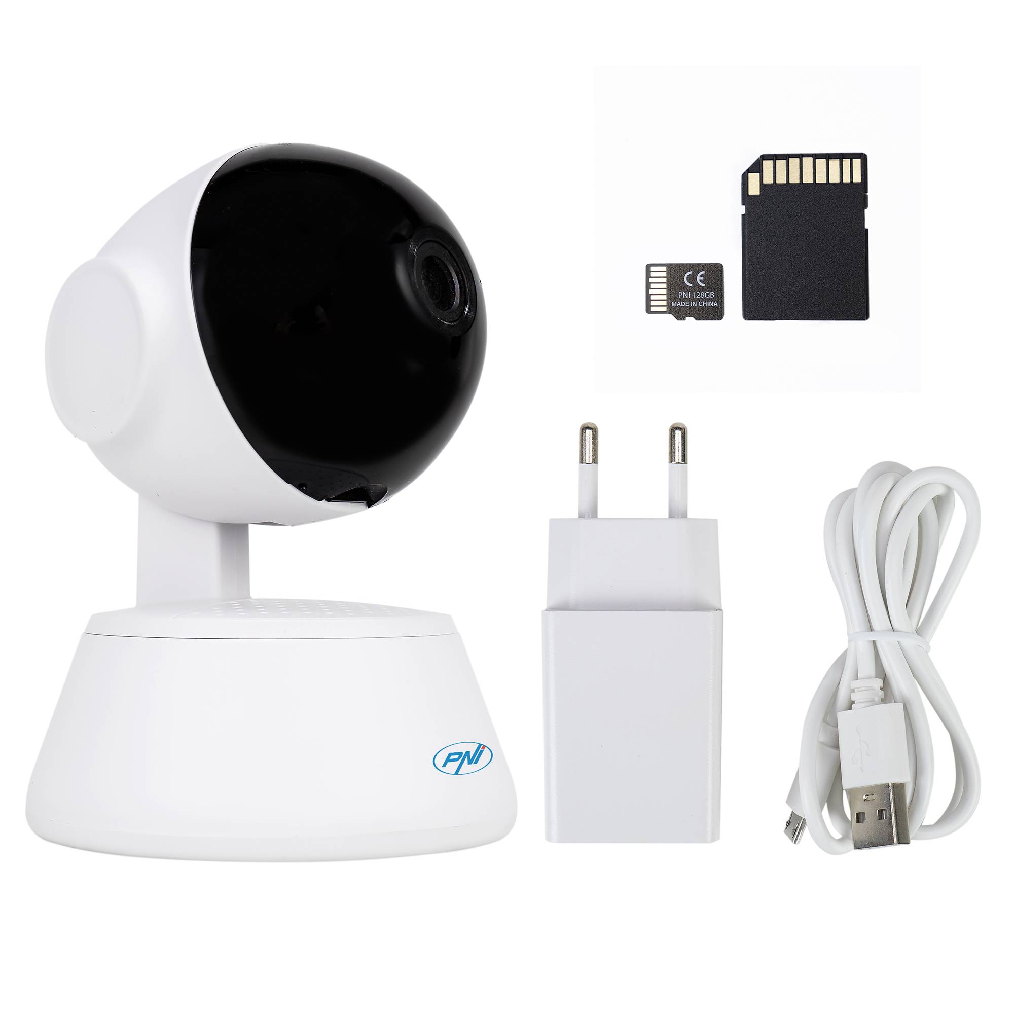 PNI IP720LR 1080P 2 MP Videoüberwachungskamera mit IP P2P PTZ Wireless, microSD-Kartensteckplatz