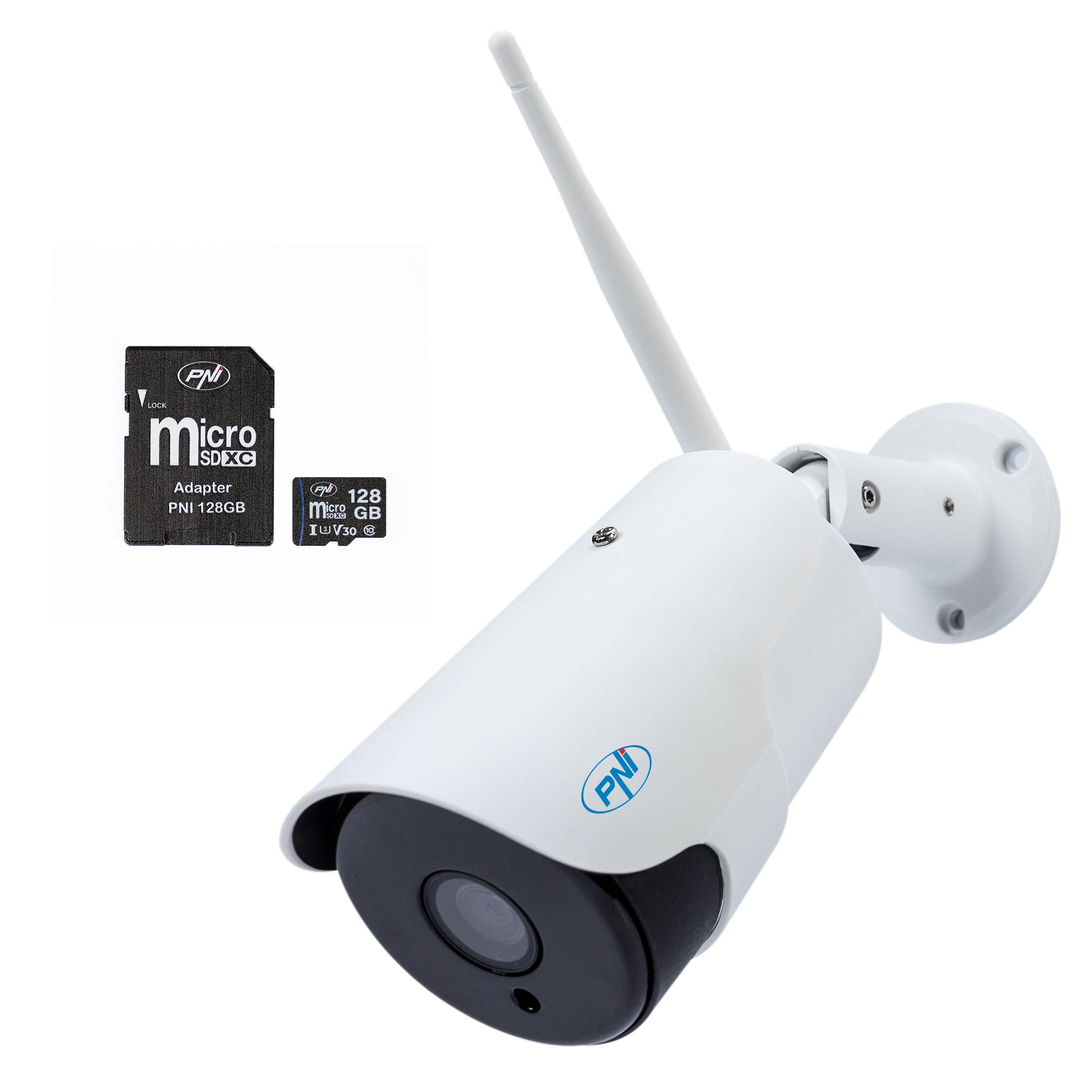 PNI House IP52 2MP 1080P drahtlose Videoüberwachungskamera mit IP, Stand-alone, Außen- und Innen- und microSD-Steckplatz, Nachtmodus