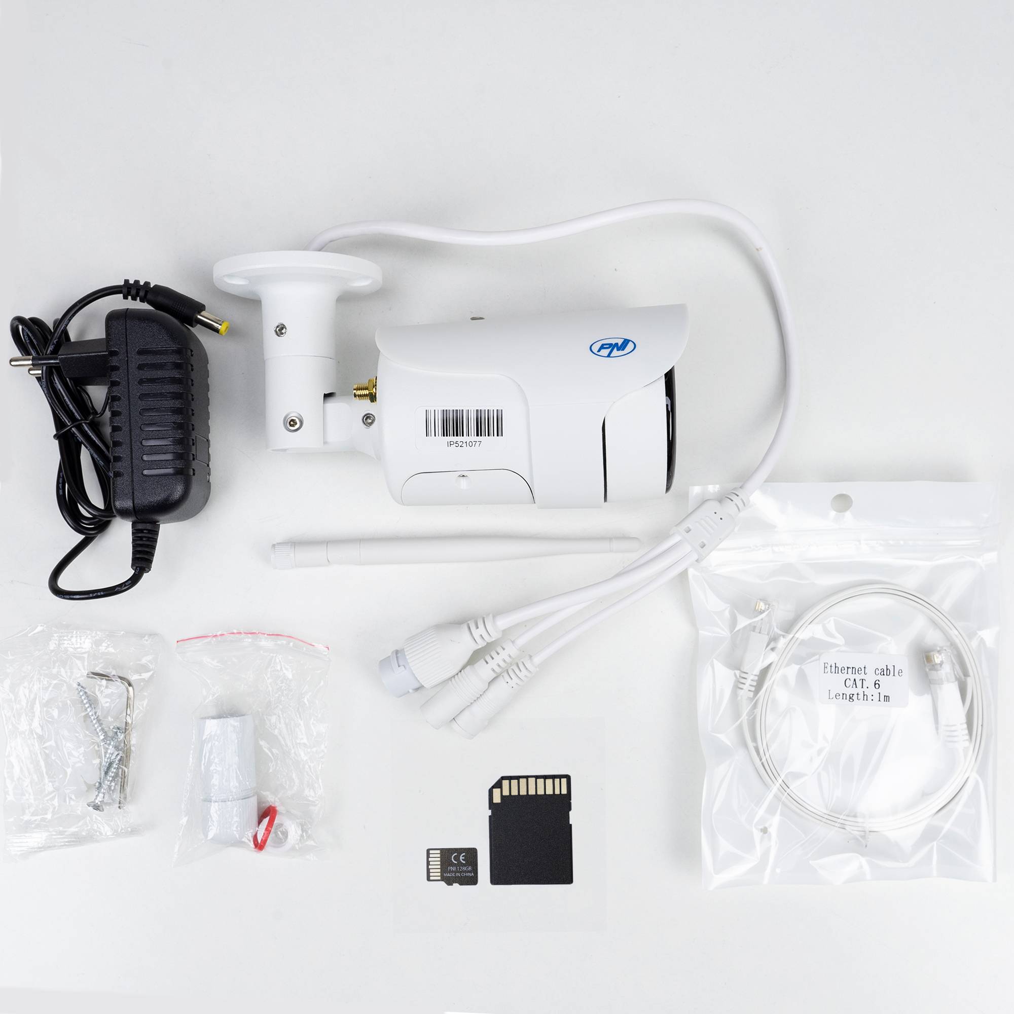 PNI House IP52 2MP 1080P drahtlose Videoüberwachungskamera mit IP, Stand-alone, Außen- und Innen- und microSD-Steckplatz, Nachtmodus