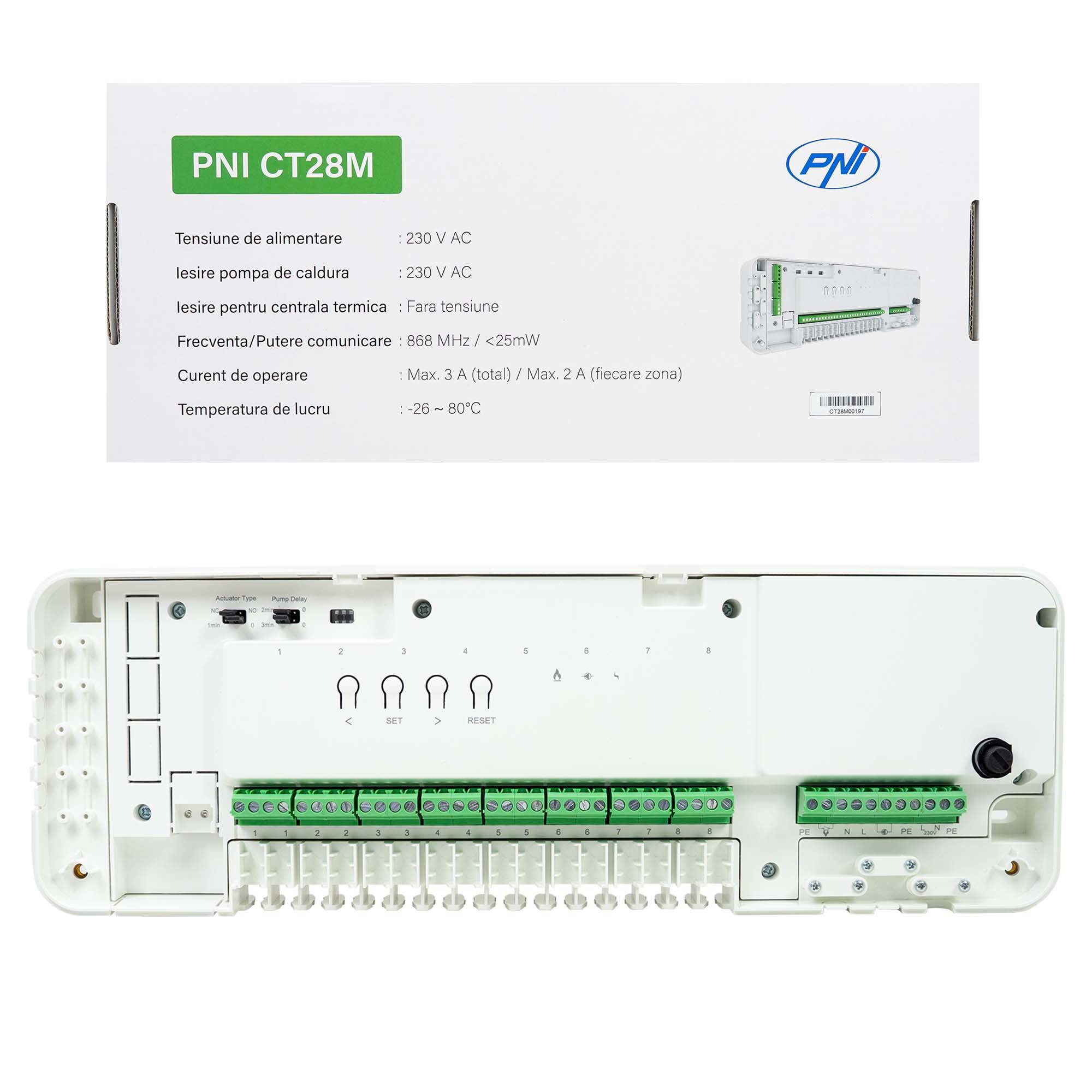 PNI CT28 Steuermodul mit 8 Zonen, Fußbodenheizung