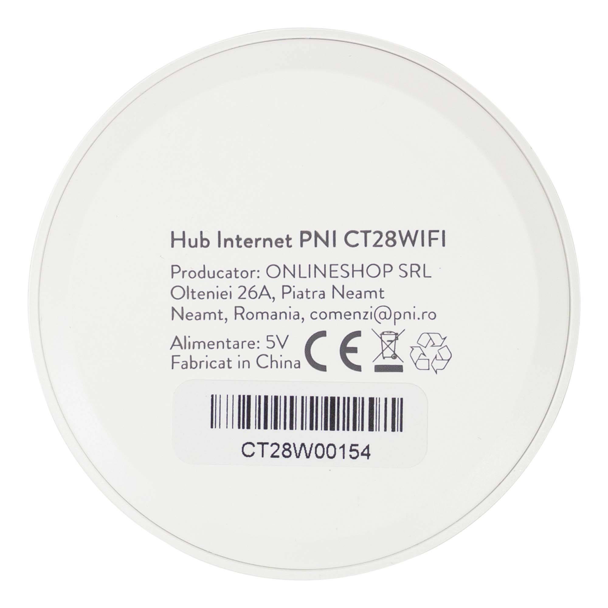 PNI CT28WIFI Internet Hub für das PNI CT28 Steuermodul mit 8 Fußbodenheizungszonen