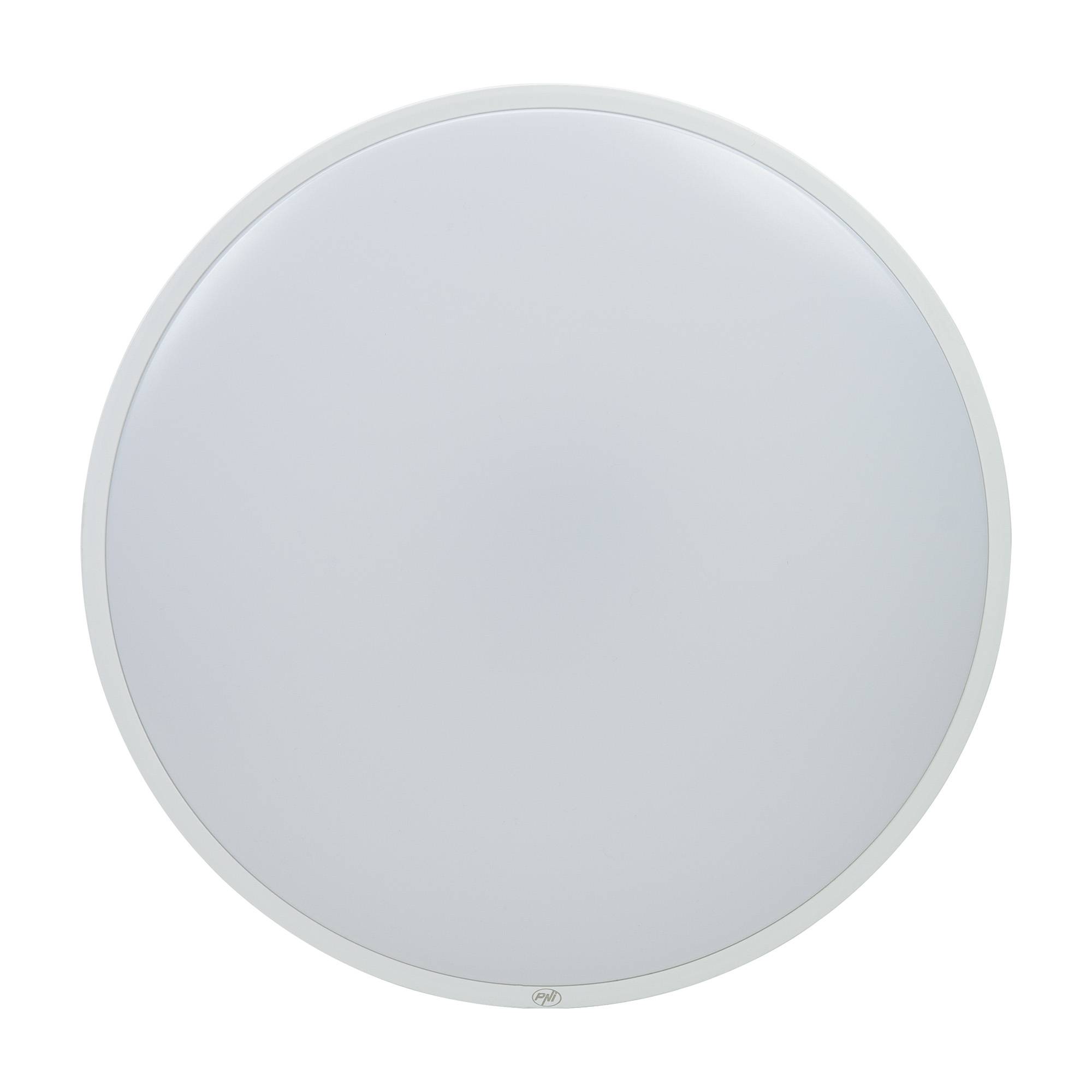 PNI D-Light CL2436D 36W LED Deckenleuchte, dimmbar, mit Fernbedienung, rund 41 cm, 3000K-6500K, 230V Netzteil, 3600 lm, weiß