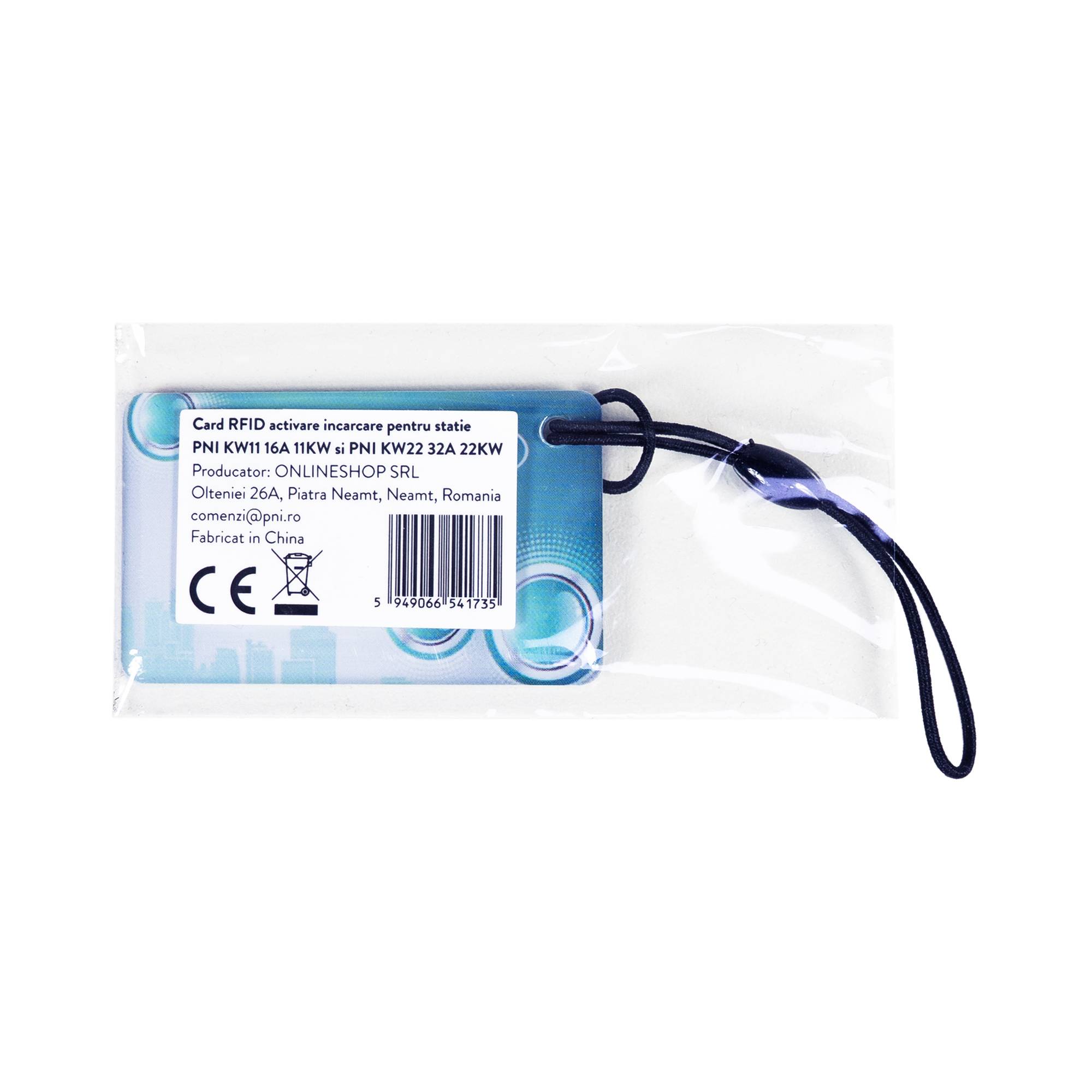 RFID-Ladeaktivierungskarte für PNI KW11 16A 11KW und PNI KW22 32A 22KW Stationen