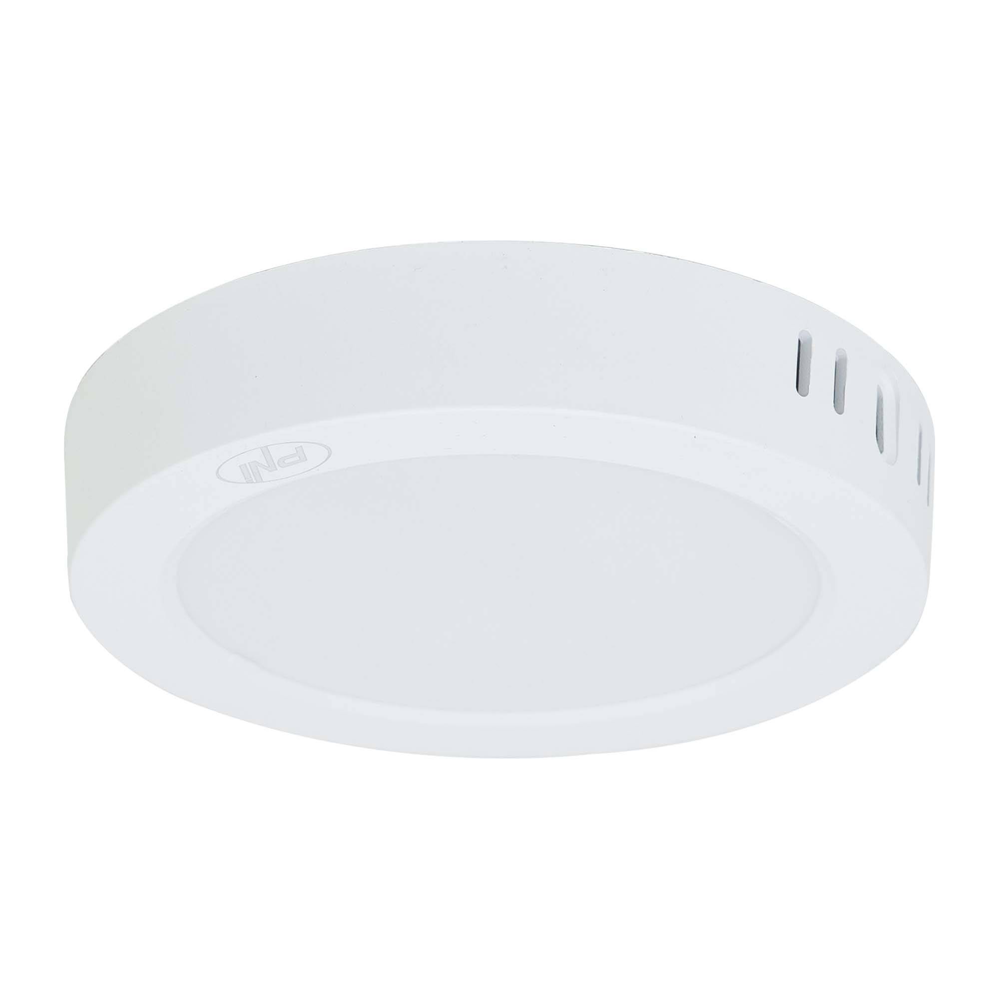LED-Deckenleuchte PNI D-Light CL2412 12W, rund 16,7 cm, 6400K, 230V Netzteil, 1320 lm, kaltweiß
