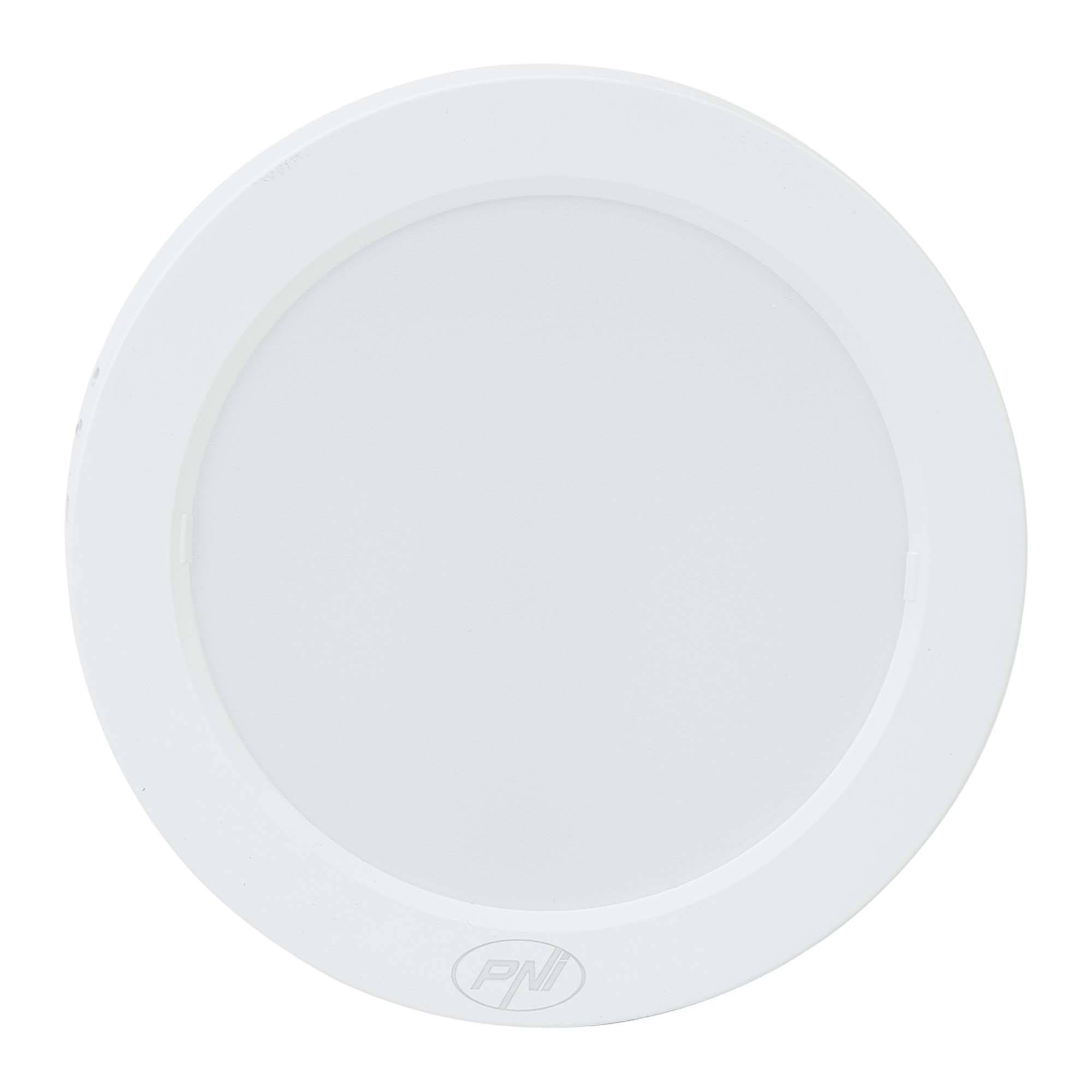 LED-Deckenleuchte PNI D-Light CL241 24W, quadratisch 28x28 cm, 6500K, 230V Netzteil, 2640 lm, weiß