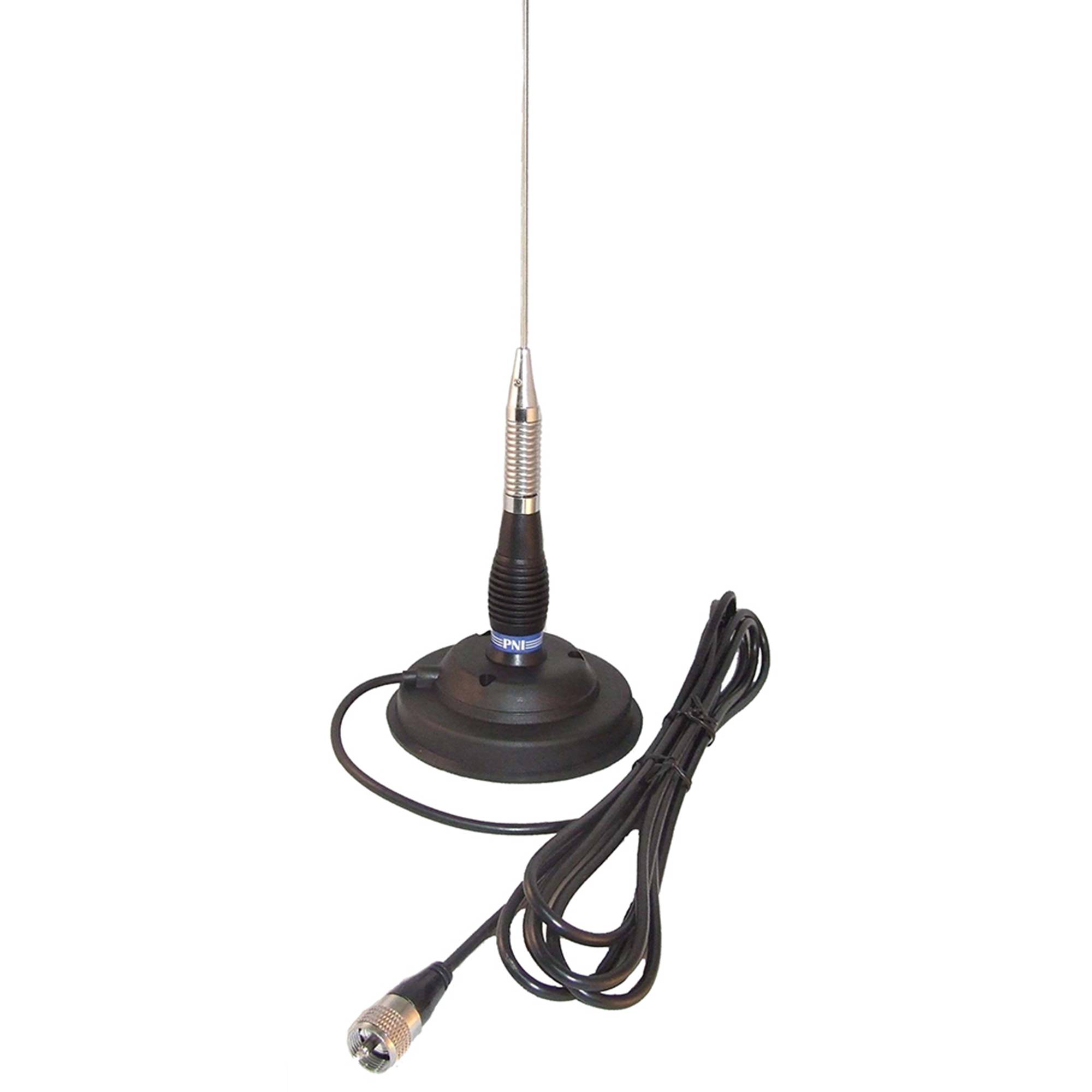 PNI Escort HP 5500 CB-Radiosender und PNI ML100 CB-Antenne, Länge 100 cm, inklusive Magnetfuß