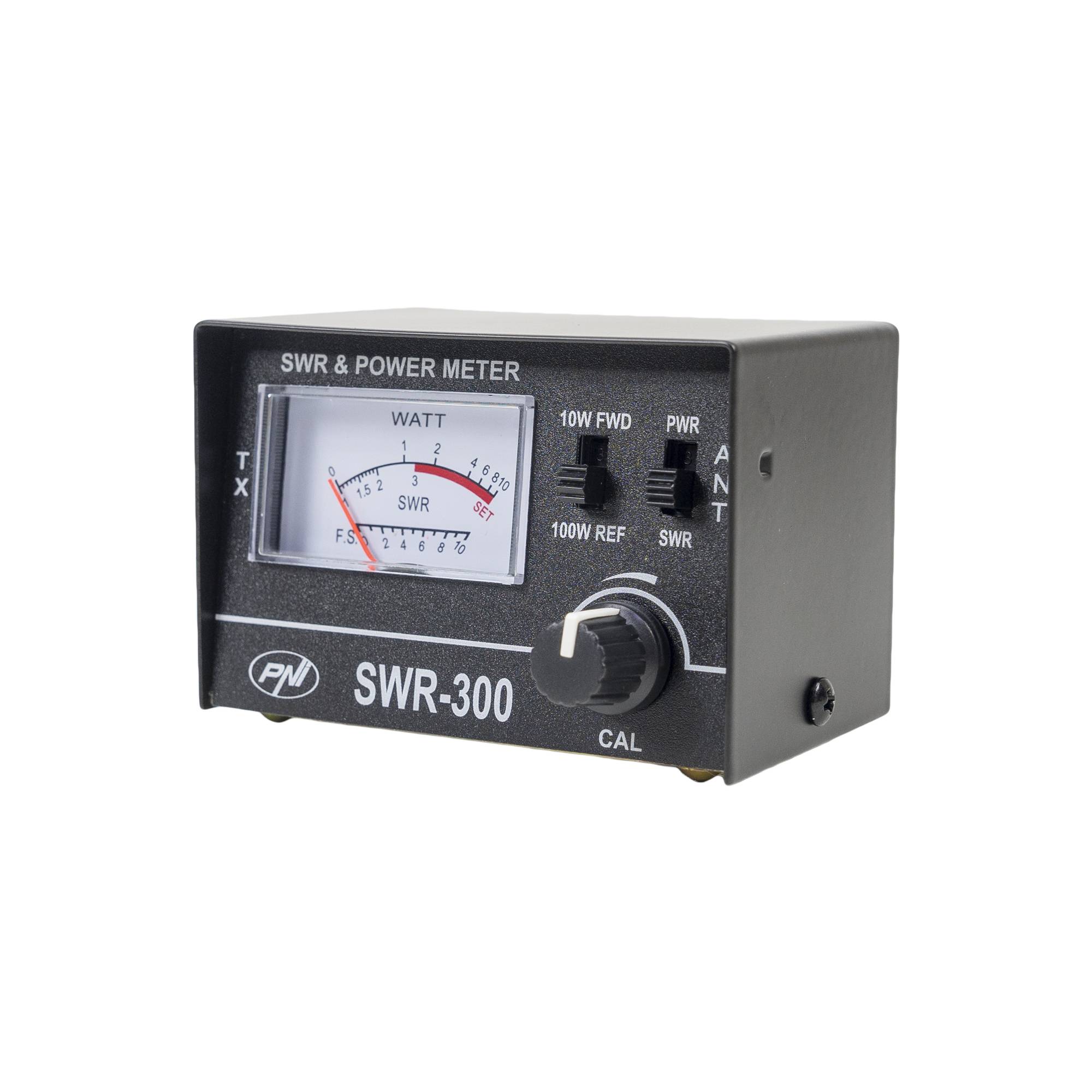PNI LED 2000 CB-Antenne, 90 cm, 145 mm Magnet und PNI SWR-300 Reflektometer zur SWR-Messung, schwarz
