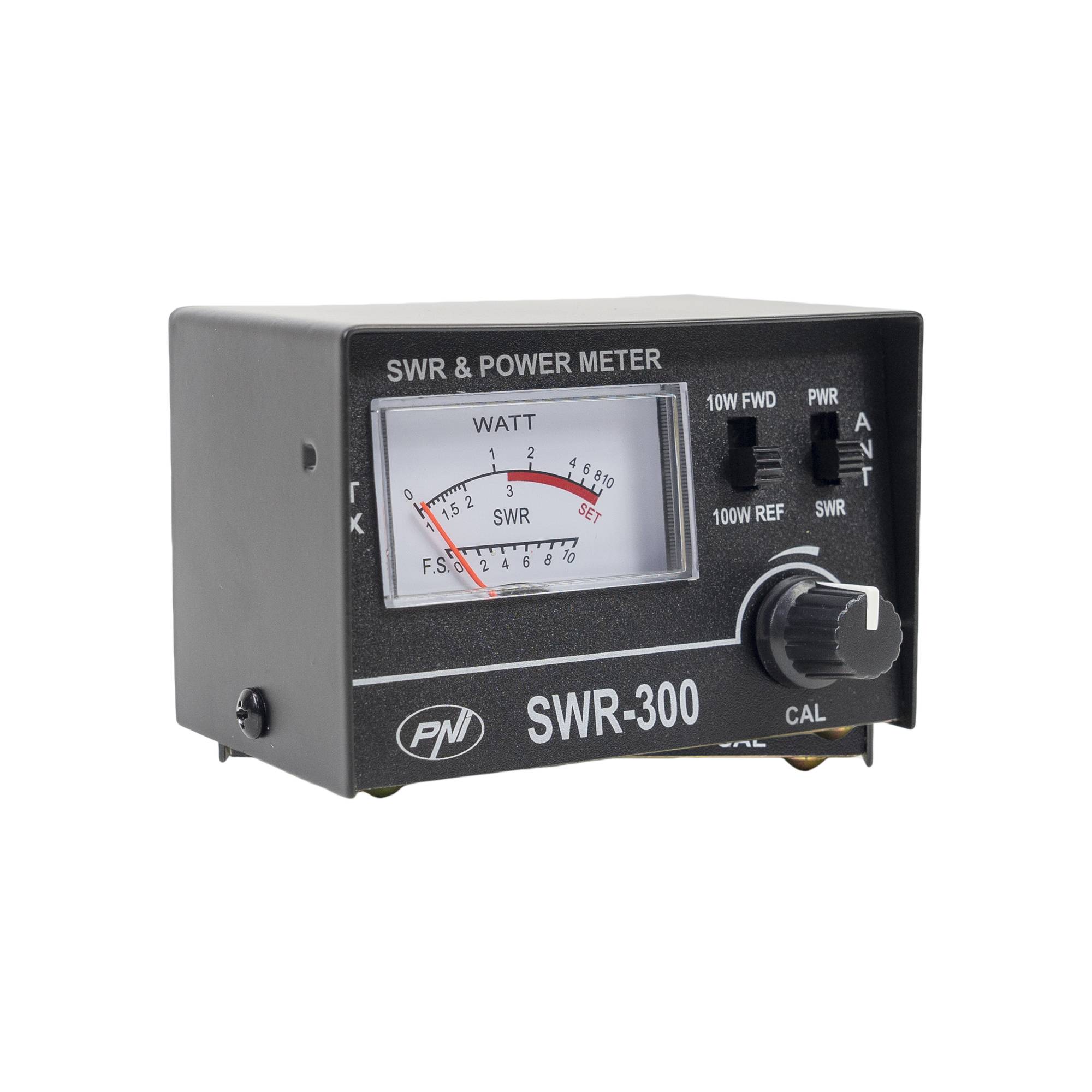 PNI LED 2000 CB-Antenne, 90 cm, 145 mm Magnet und PNI SWR-300 Reflektometer zur SWR-Messung, schwarz