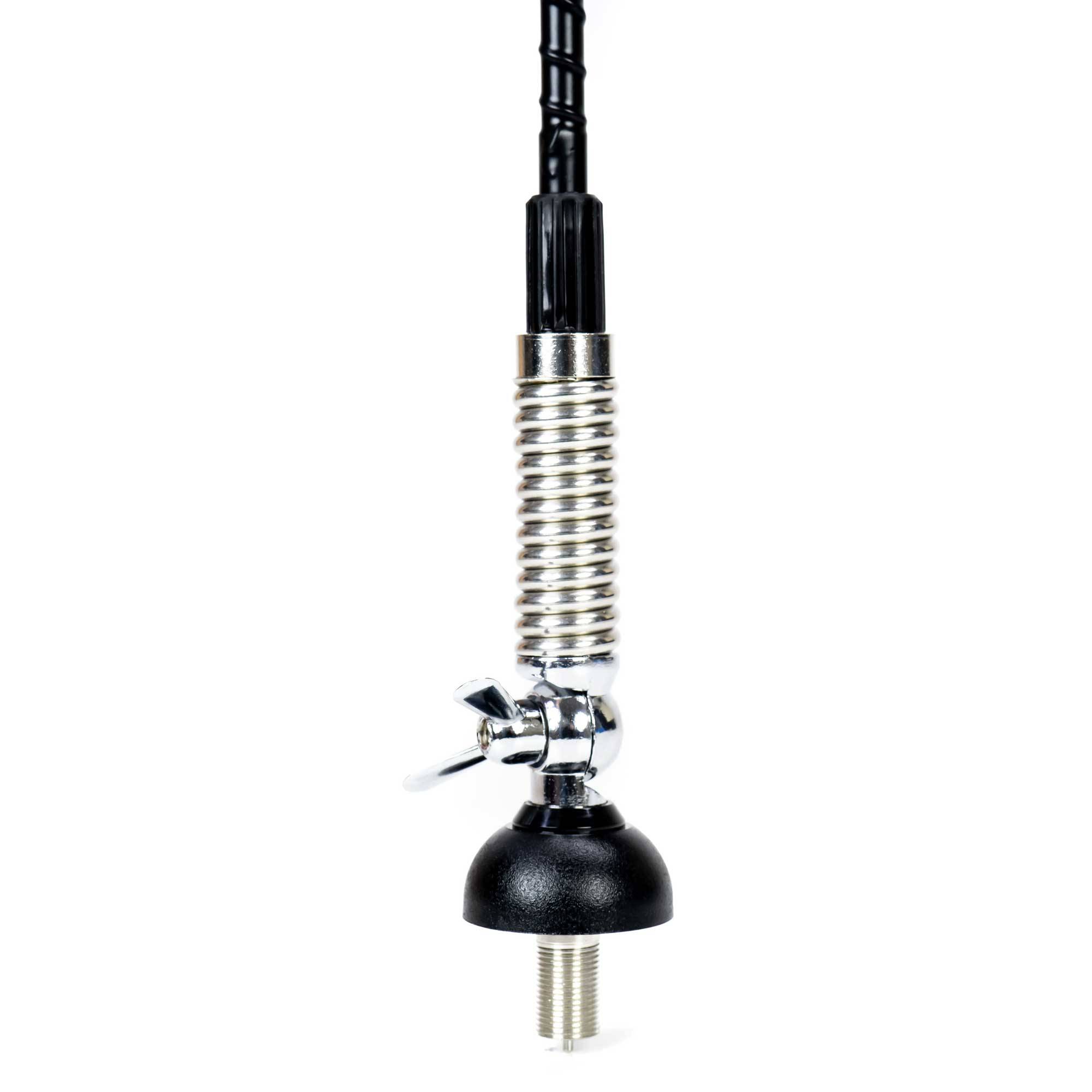 PNI S60 CB-Antenne, 59 cm, mit Butterfly, 4 m RG58-Kabel und PNI SWR-300 Reflektometer zur SWR-Messung, schwarz