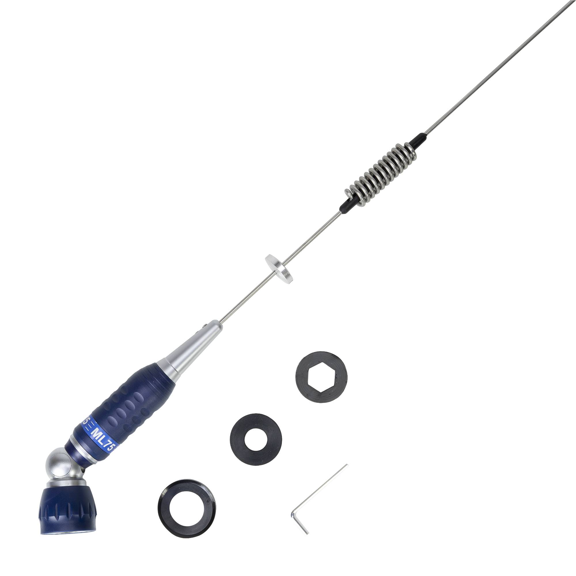 Bax 20 Stück CB-Antennen PNI ML75, Länge 75cm, 26-28MHz, 300W, faltbar, ohne Zubehör
