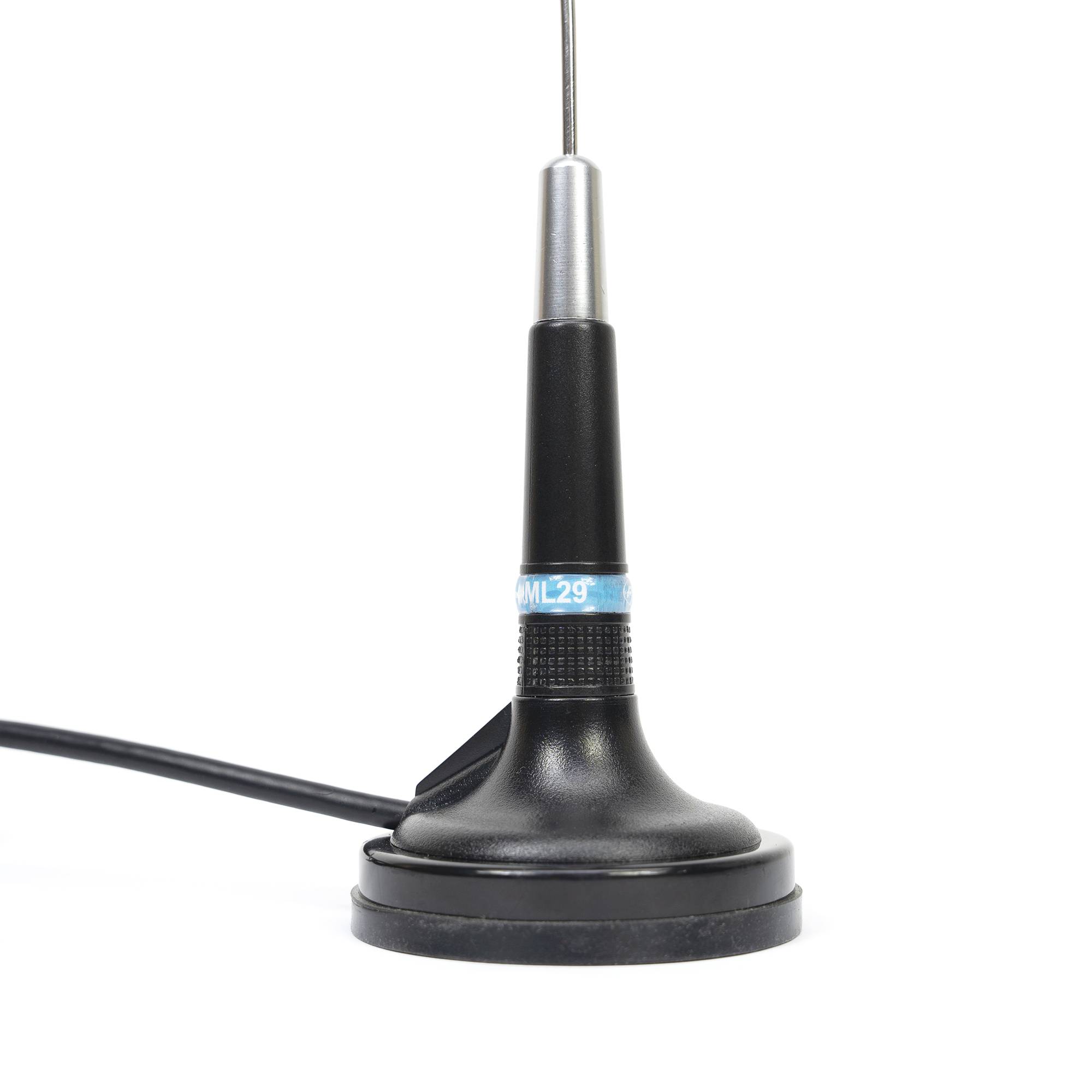 Bax 20 Stück CB-Antennen PNI ML29, Länge 34 cm, mit mitgeliefertem Magnetdurchmesser 70 mm und RG58-Kabel