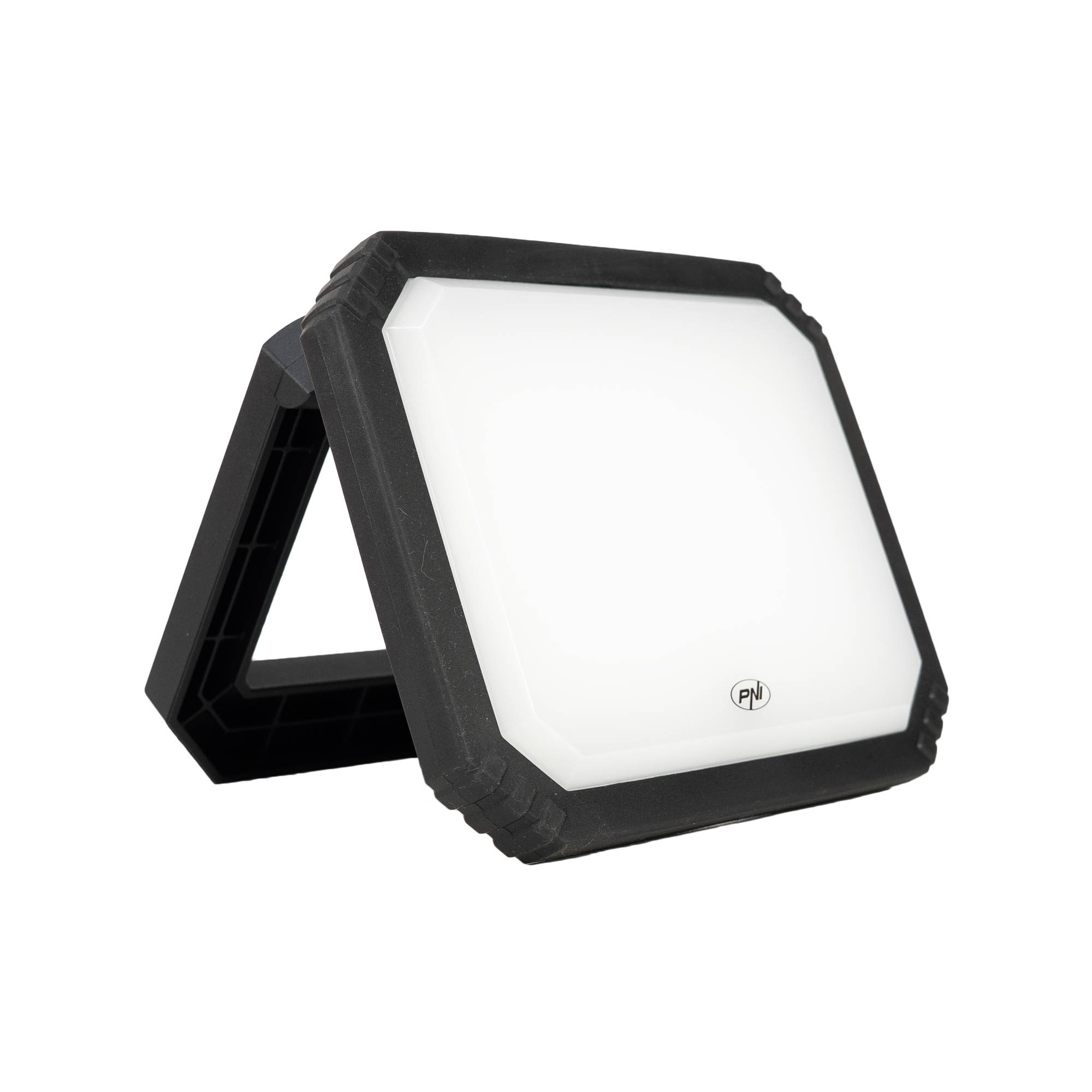 PNI LW10 10W LED Arbeitsleuchte, tragbar, wiederaufladbar, mit 2 x 18650 4000mAh Akku, 6500K, IP54, 700 lm, 2 Helligkeitsstufen