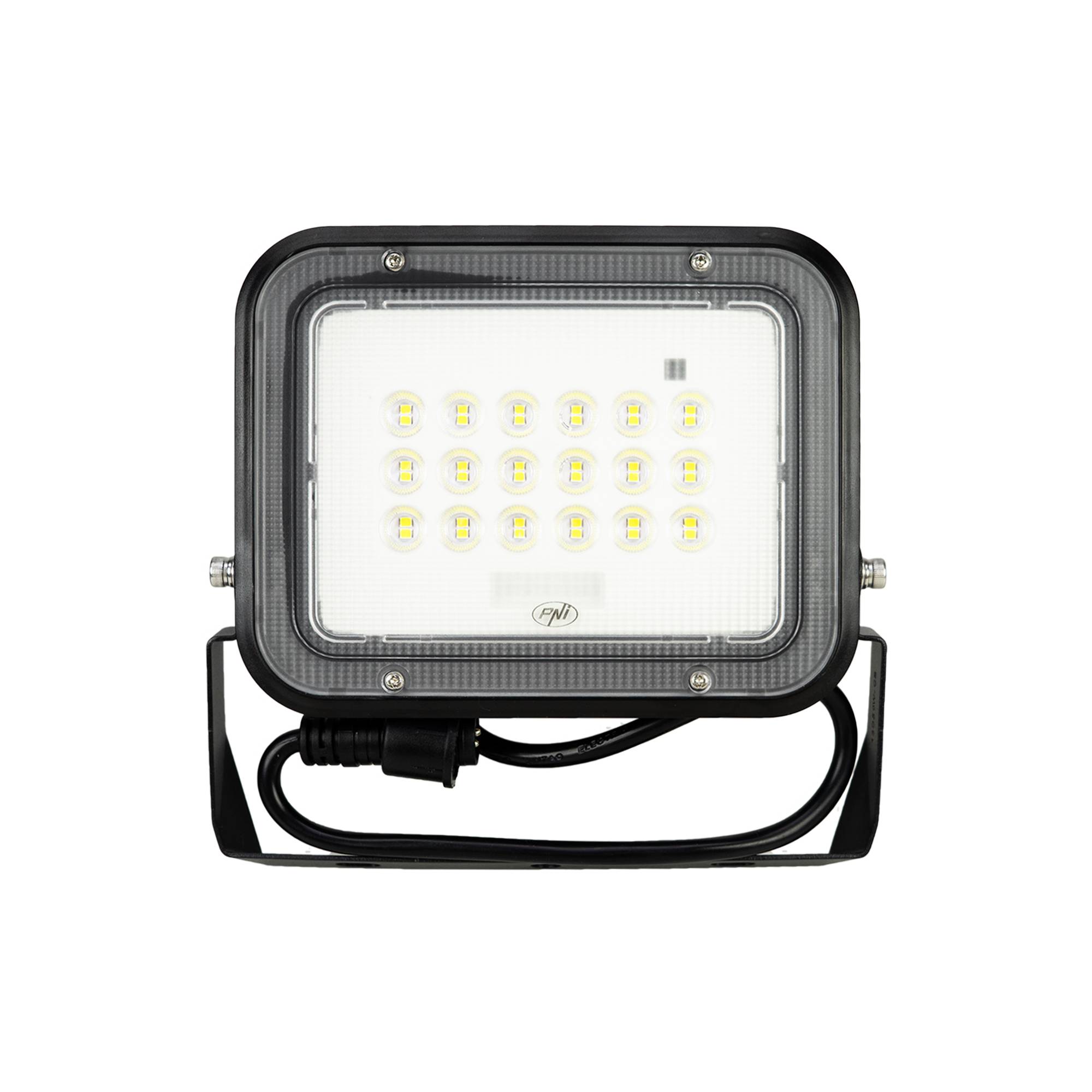 PNI GreenHouse WS50 PRO 50W LED-Flutlicht mit 6W Solarpanel, 5000mAh Akku, 800lm, Fernbedienung, Timing und einstellbarer Helligkeit, 6500 K, IP65