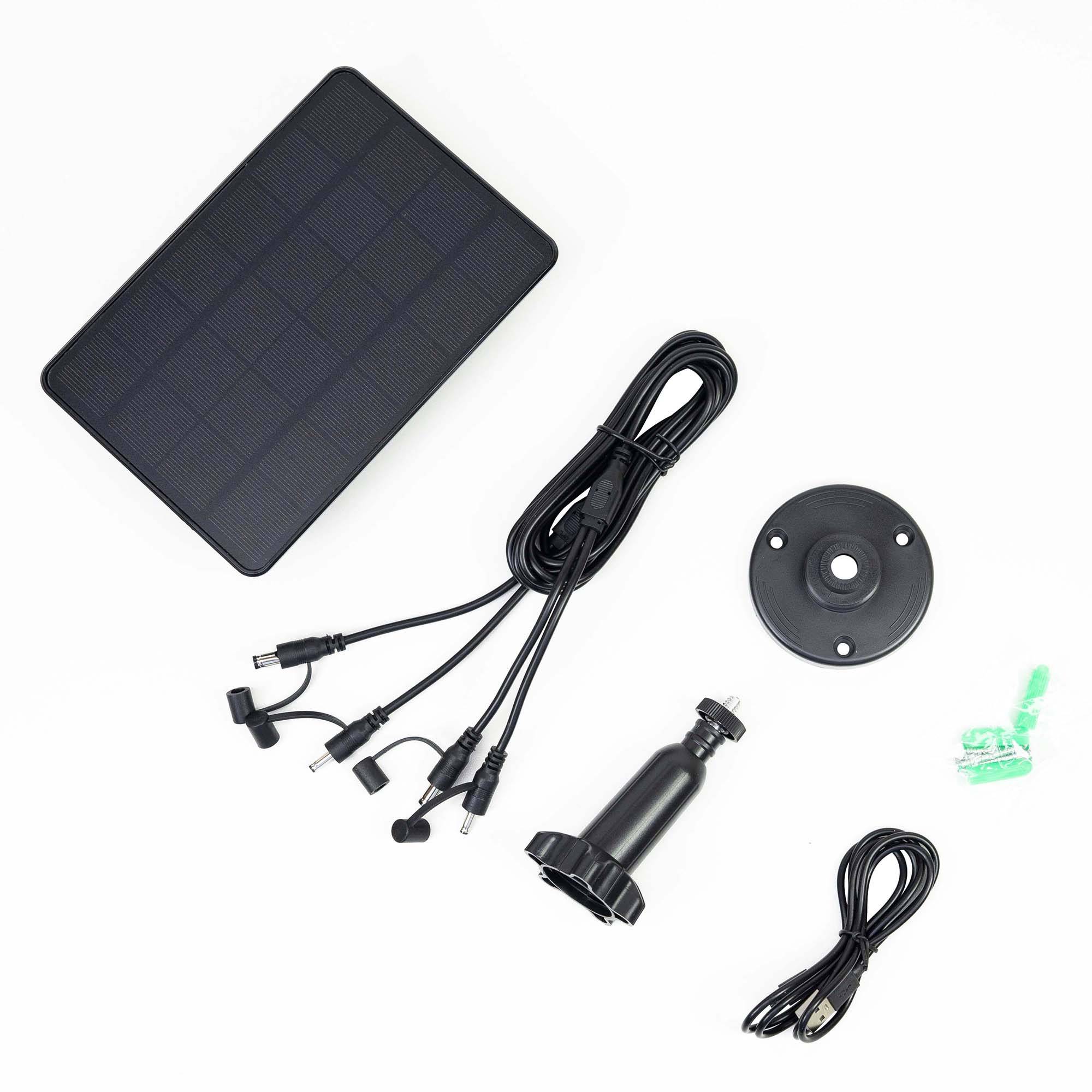 PNI GreenHouse P13 Solarladegerät, 6 V und 12 V Ausgang, 3 W, 5200 mAh Li-Ion-Akku, IP66 für Jagdkameras