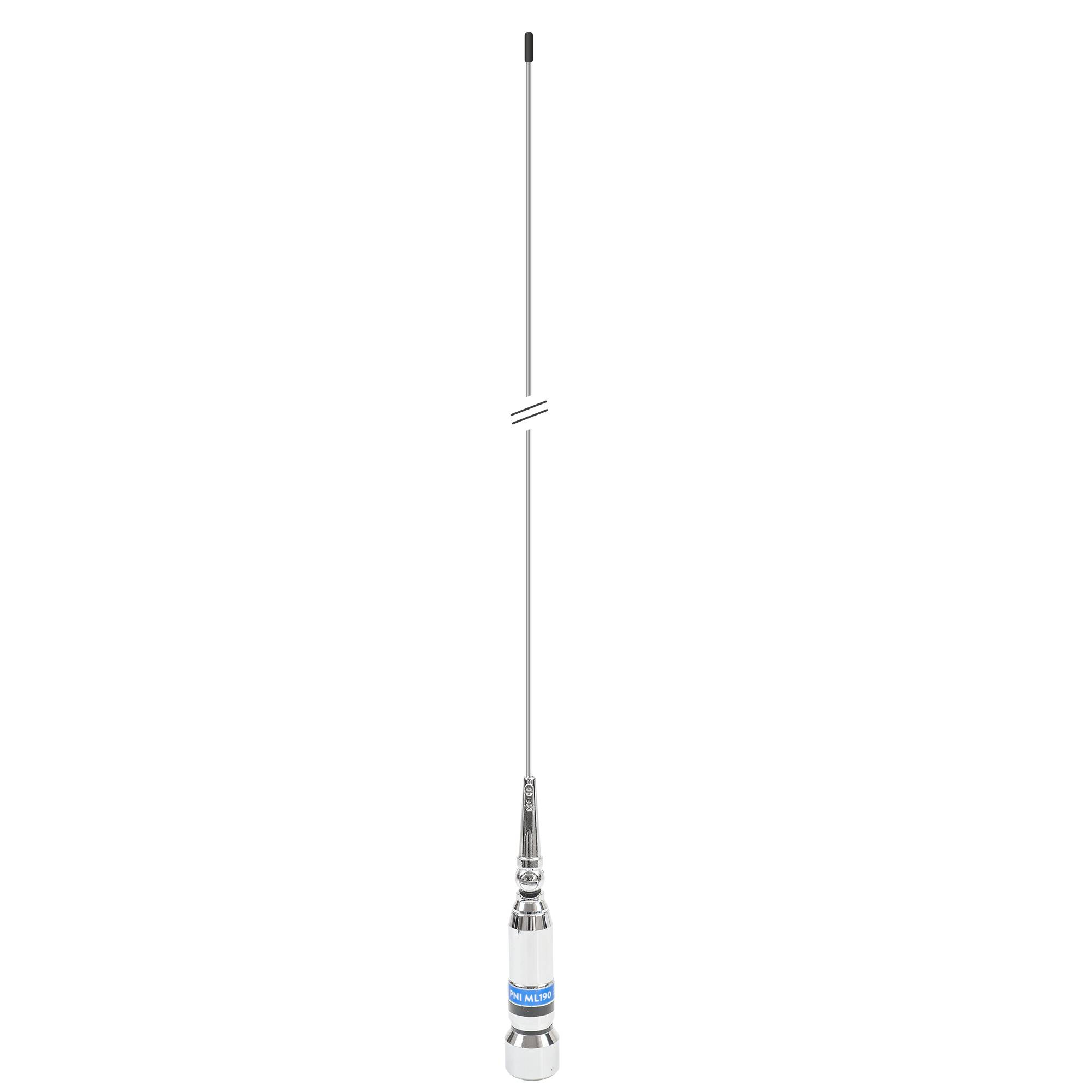 CB PNI ML190 Antenne, Länge 188cm, 26-28MHz, 600W mit 90 Grad Neigung